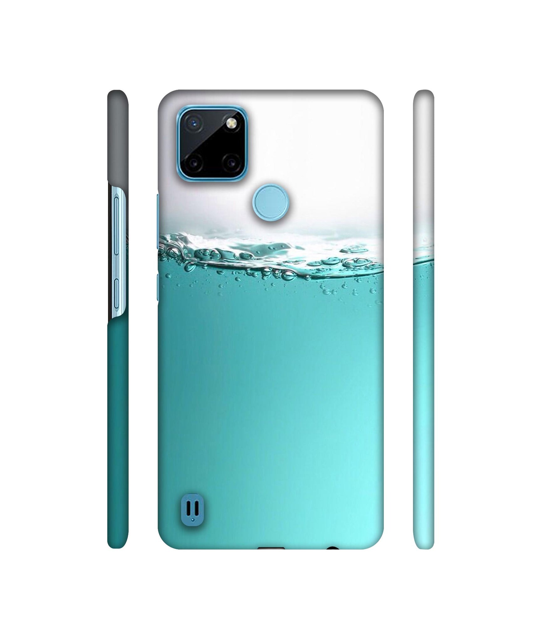 Half Fill Designer Hard Back Cover for Realme C21Y
