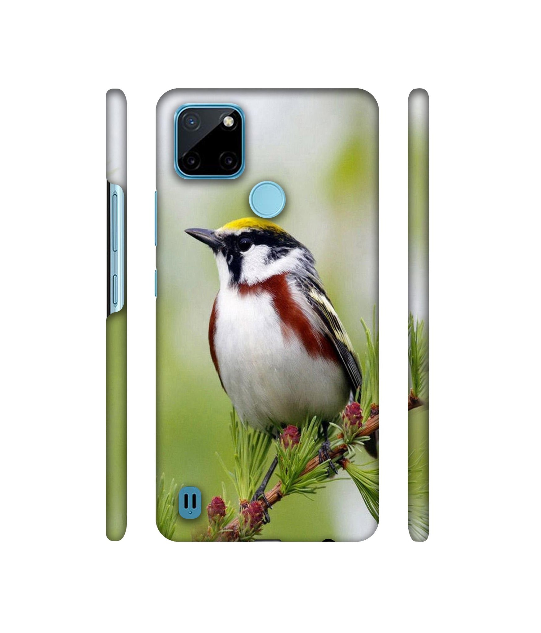 Bird Pattern Designer Hard Back Cover for Realme C21Y