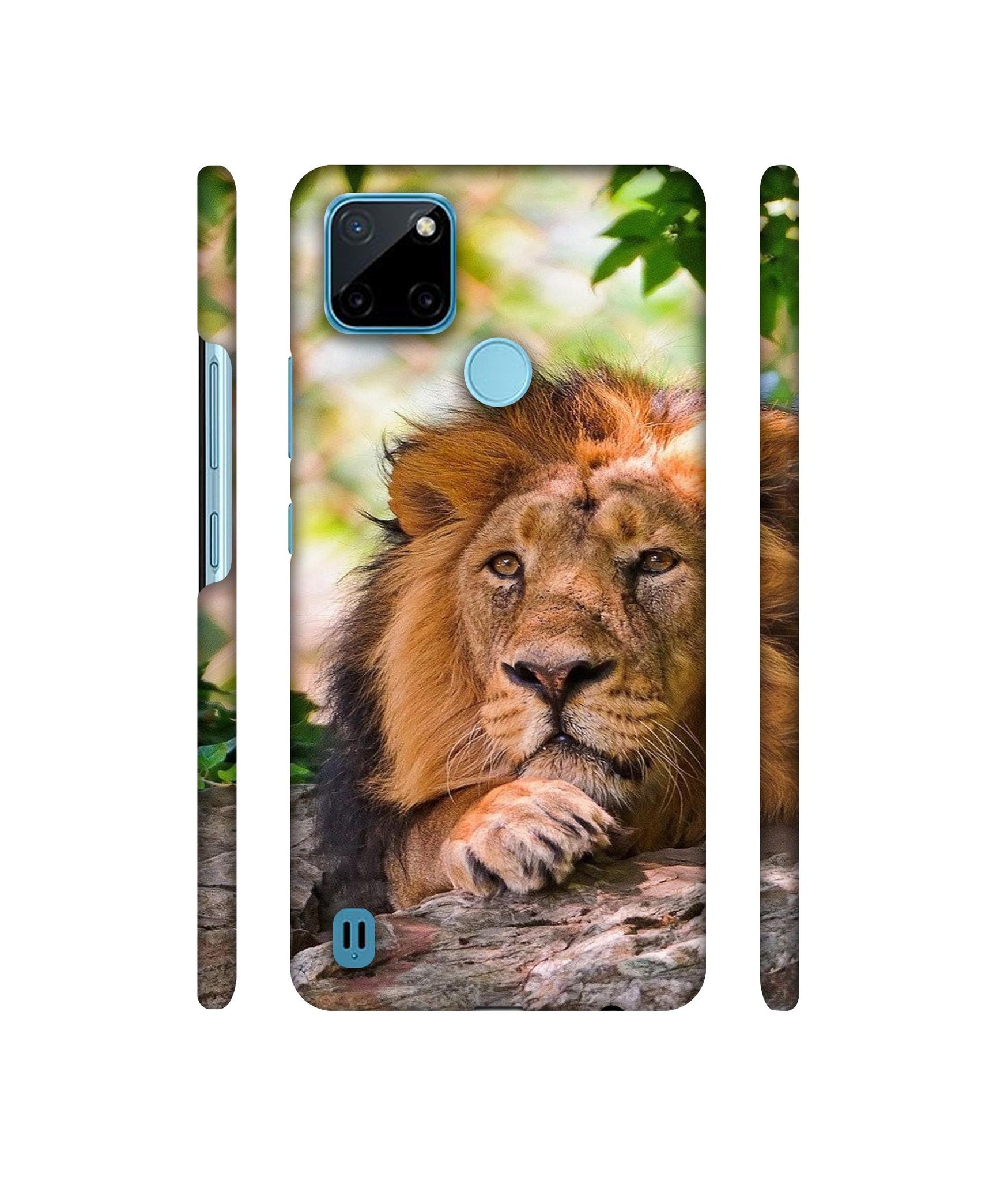 Tiger Pattern Print Designer Hard Back Cover for Realme C21Y