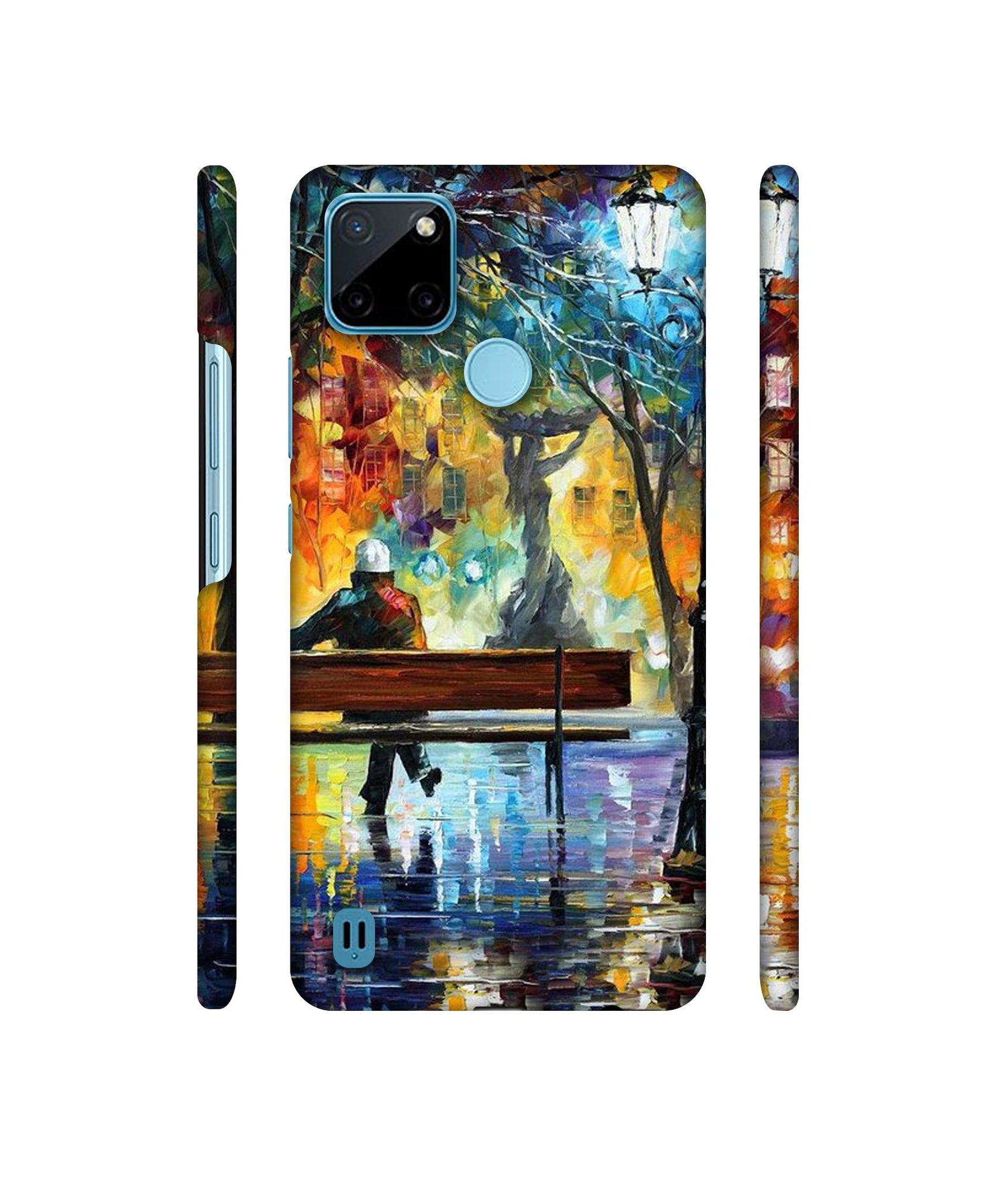 Man Resting Designer Hard Back Cover for Realme C21Y