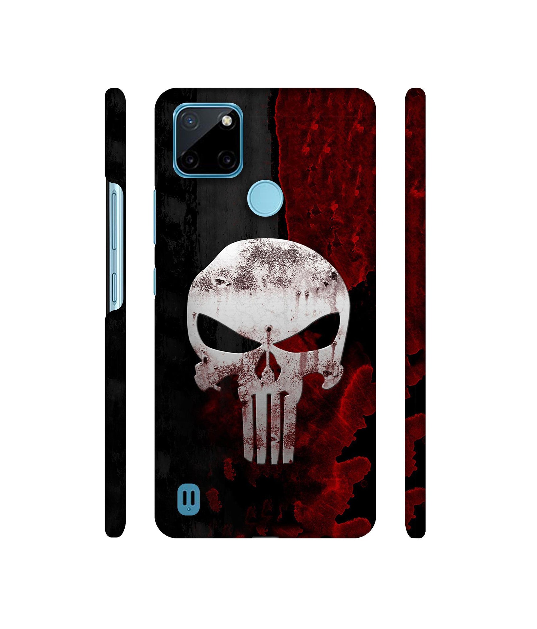 Punisher Skull Designer Hard Back Cover for Realme C21Y