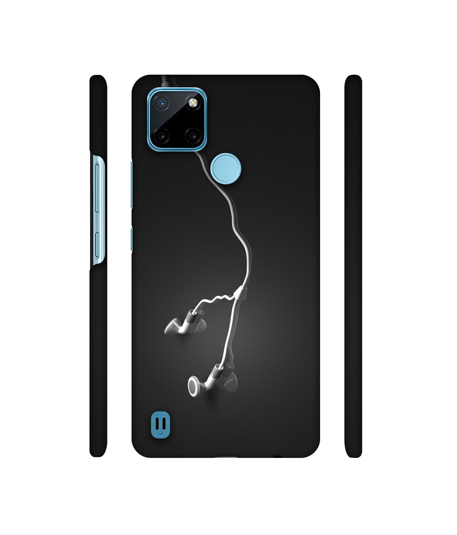 Headphone Designer Hard Back Cover for Realme C21Y