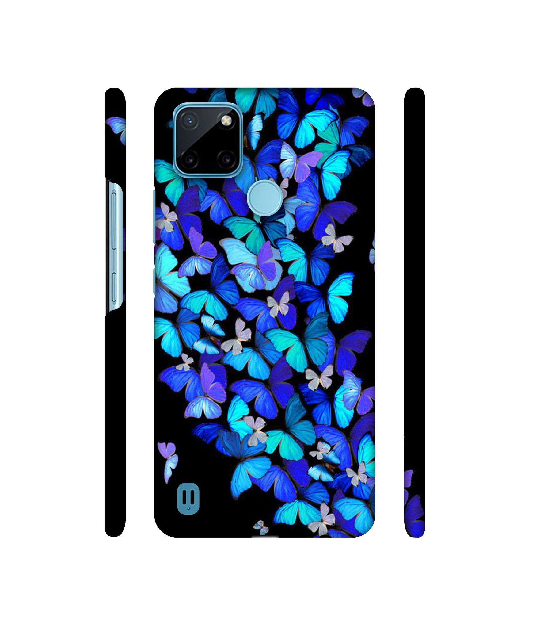 Butterfly Pattern Designer Hard Back Cover for Realme C21Y