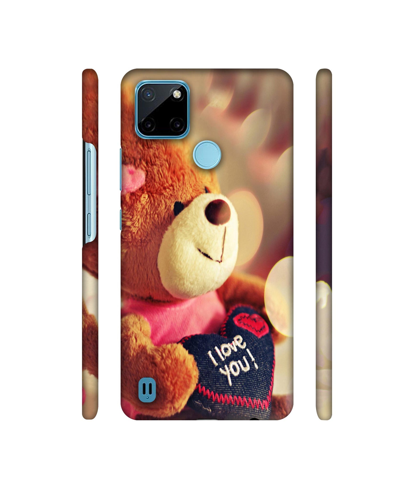 Teddy Bear Designer Hard Back Cover for Realme C21Y