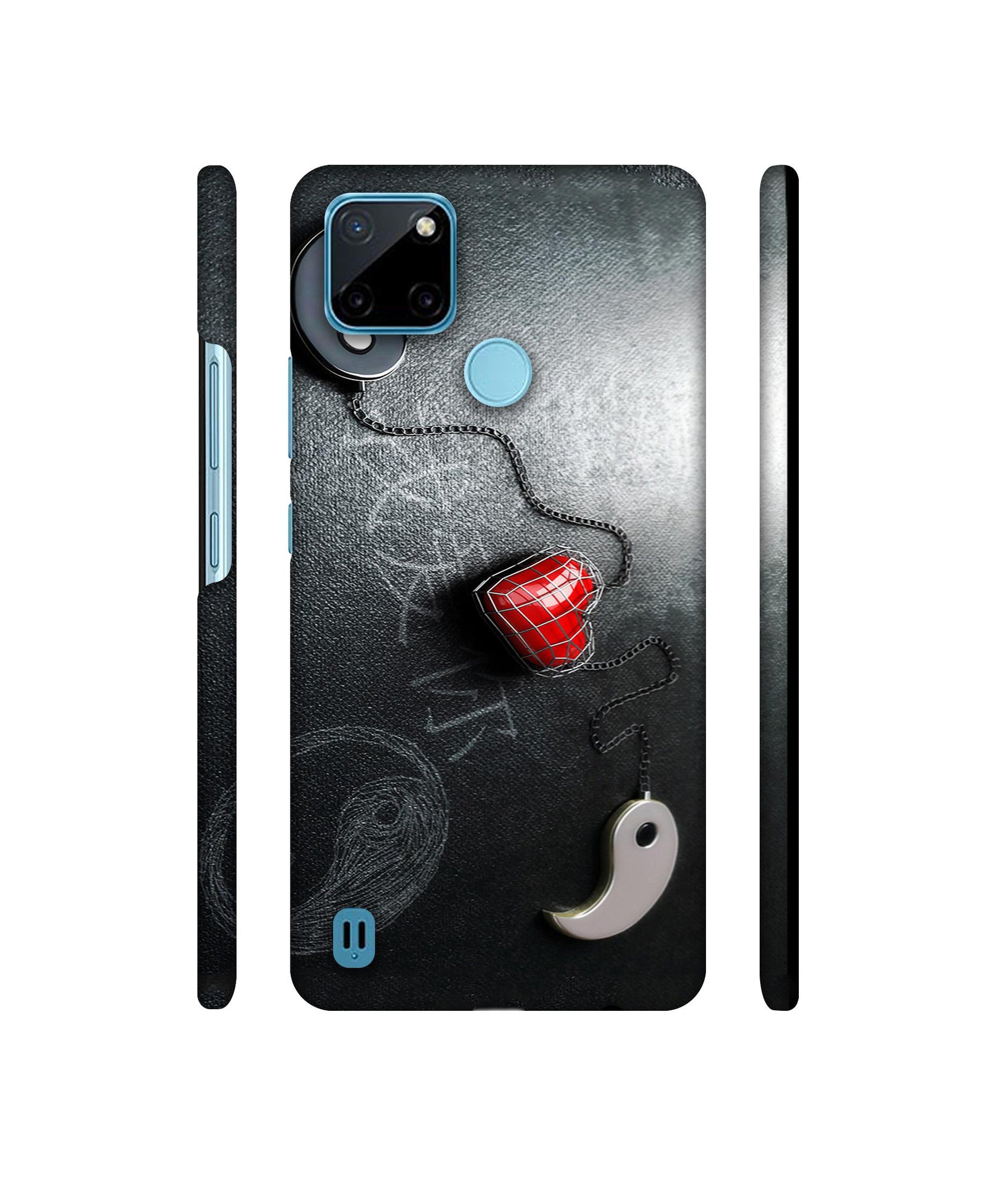 Chinnese Yin and Yang Designer Hard Back Cover for Realme C21Y