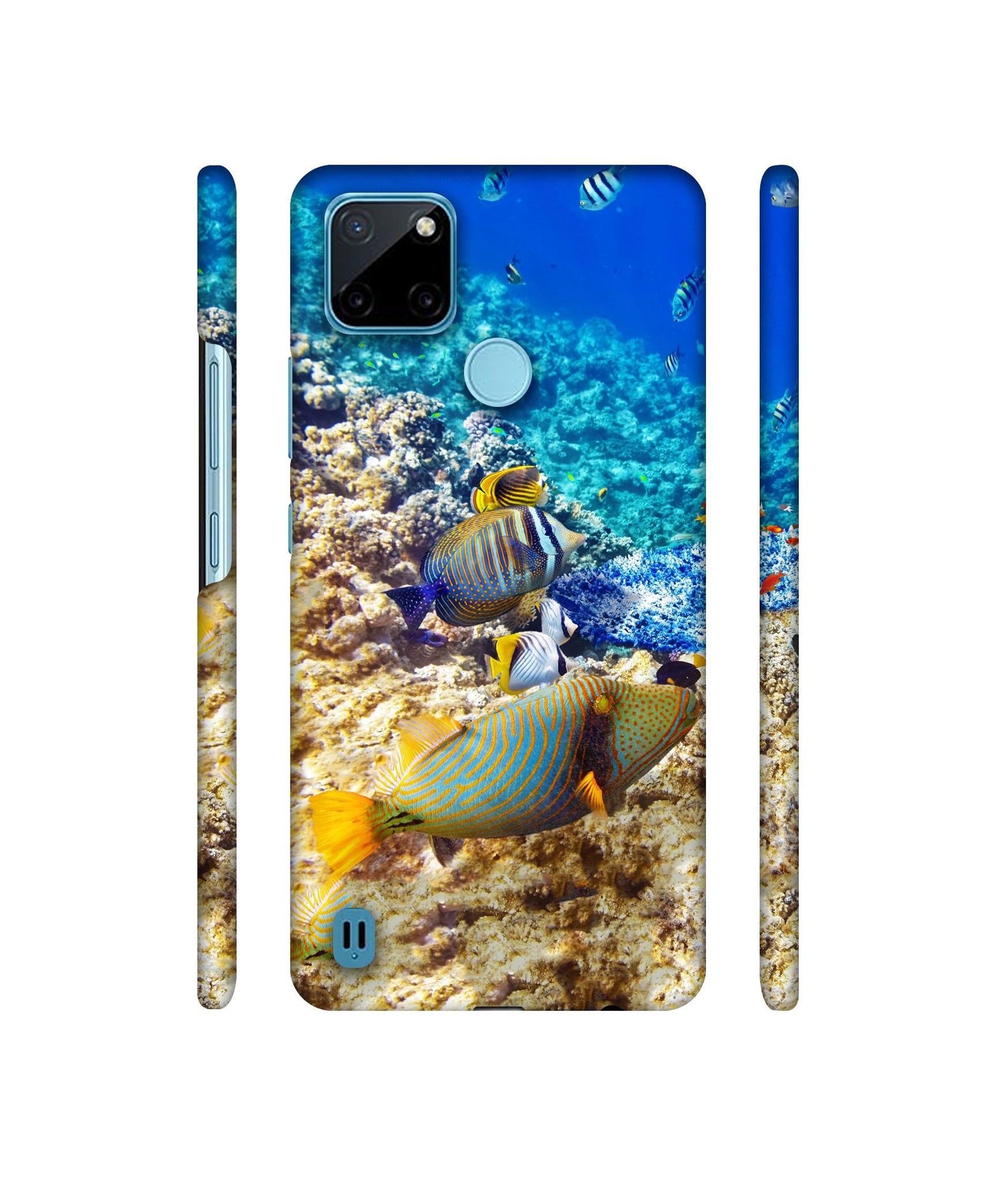 Underwater World Designer Hard Back Cover for Realme C21Y