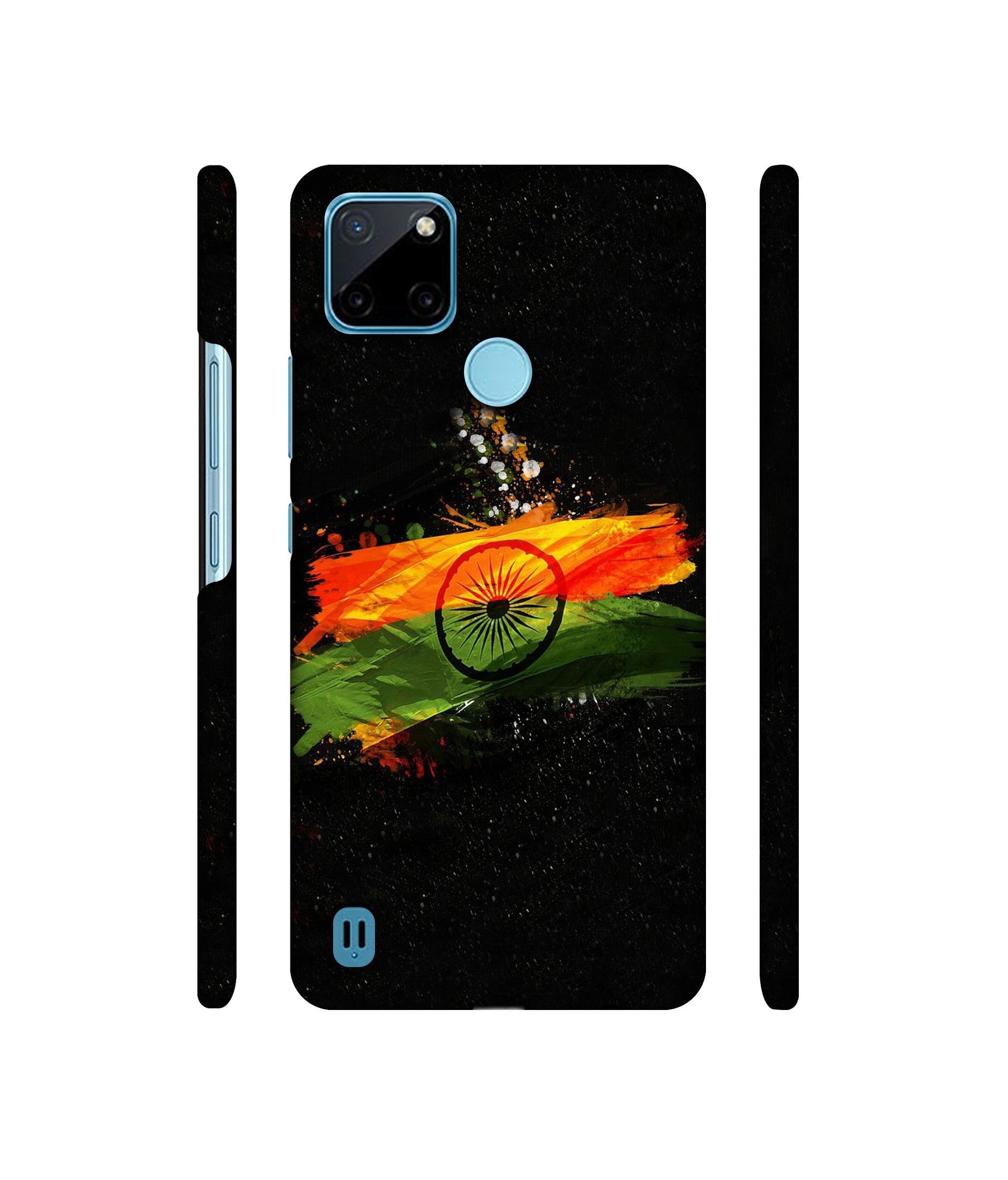 Indian Flag Designer Hard Back Cover for Realme C21Y