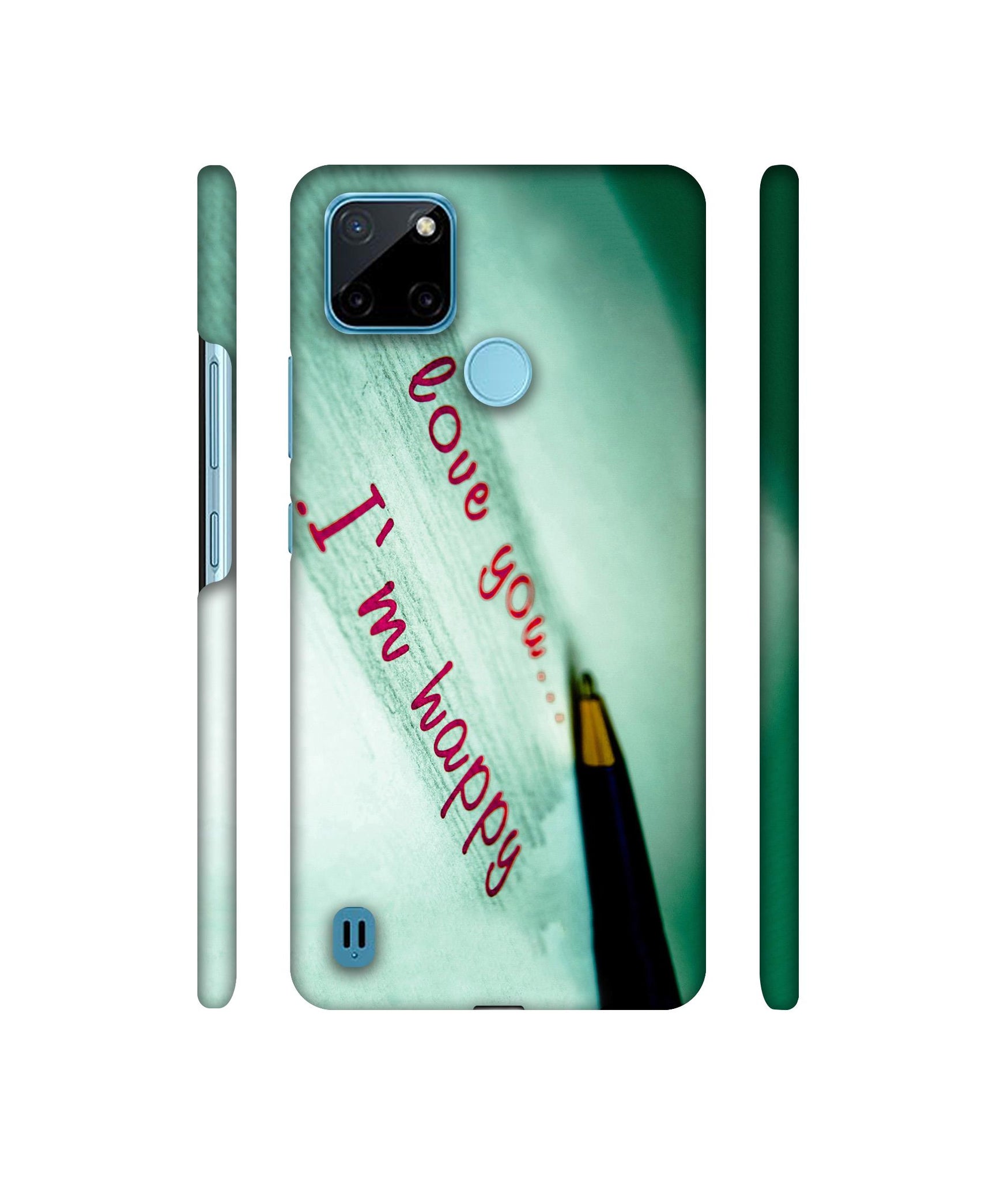 Love Quote Designer Hard Back Cover for Realme C21Y