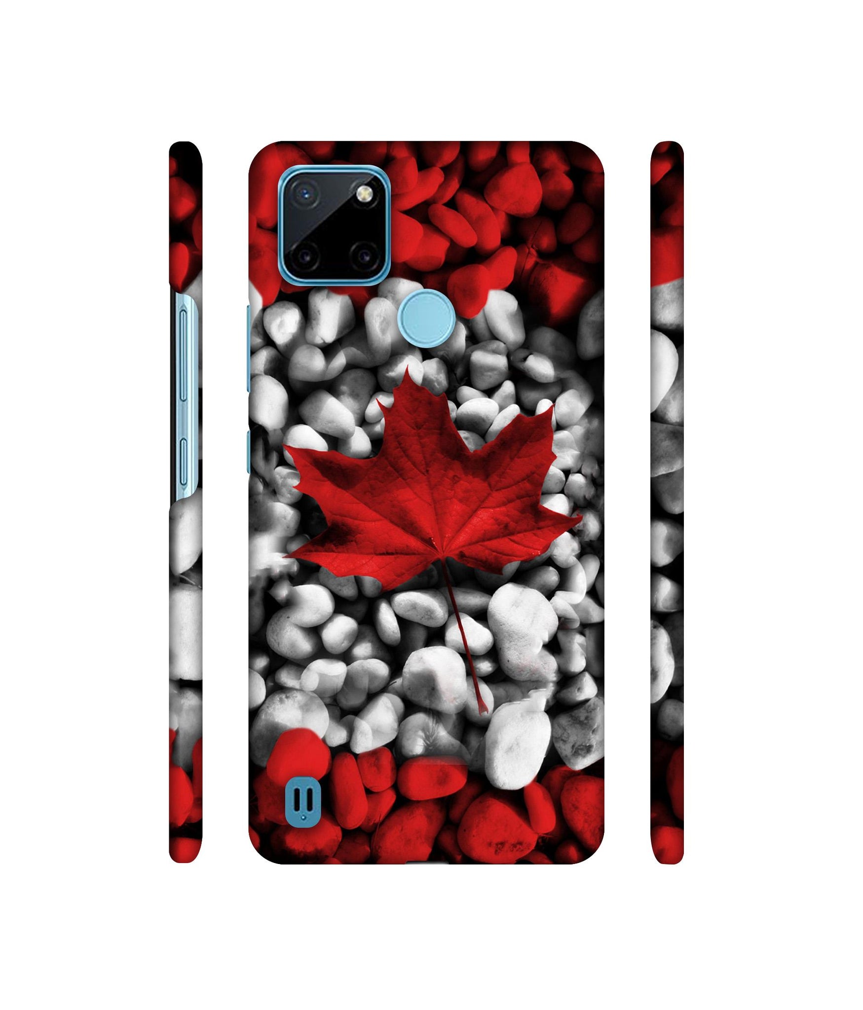 Canada Leaves Flag Designer Hard Back Cover for Realme C21Y