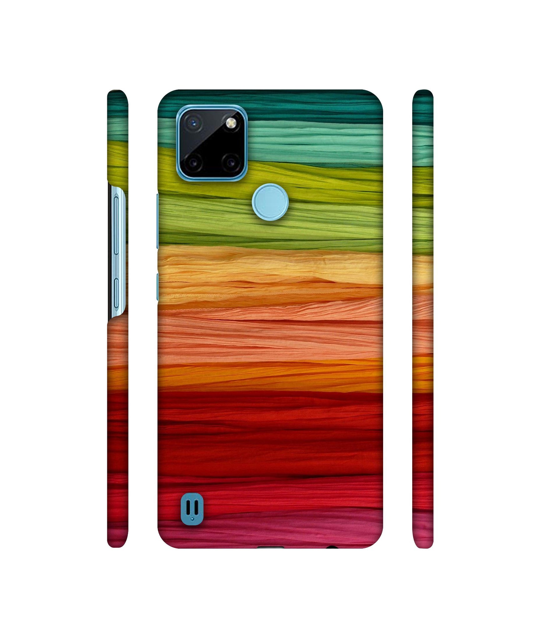 Colorful Thread Designer Hard Back Cover for Realme C21Y