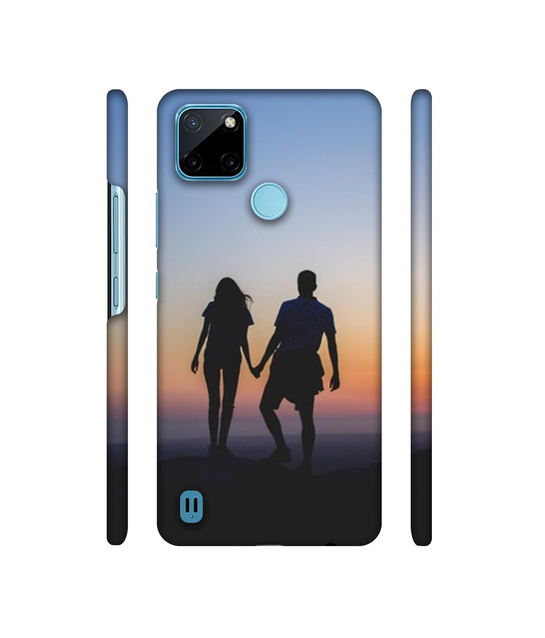 Couple On Beach Designer Hard Back Cover for Realme C21Y