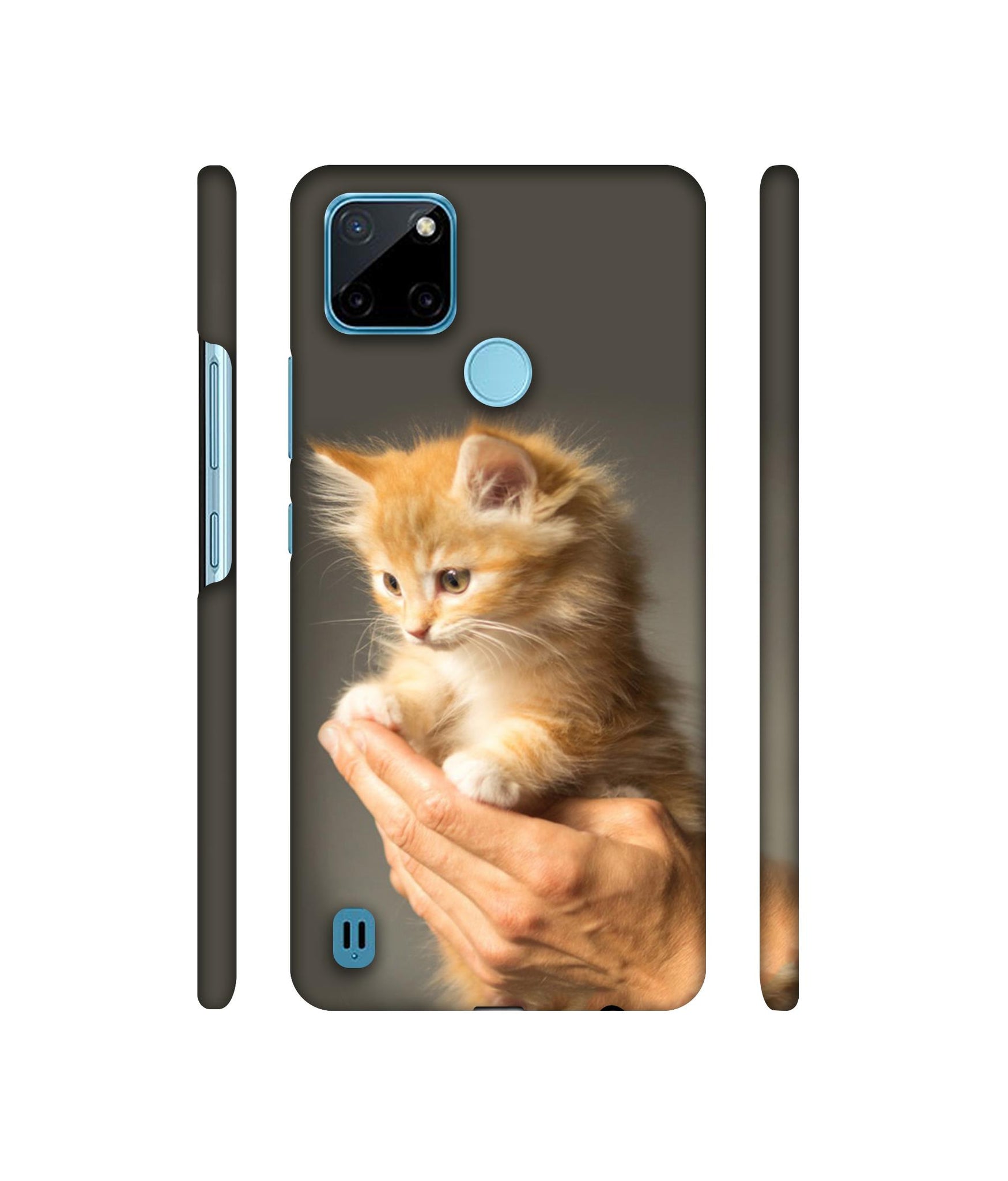 Cute Kitten Designer Hard Back Cover for Realme C21Y