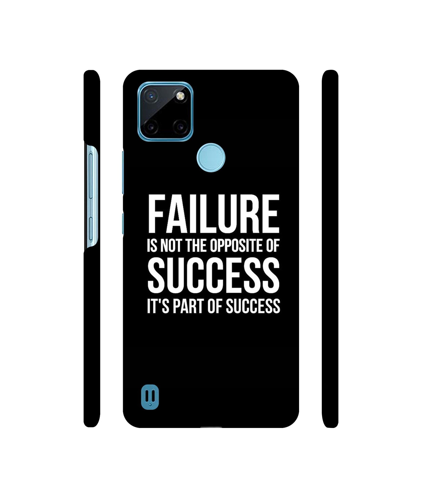 Motivational Quote Designer Hard Back Cover for Realme C21Y