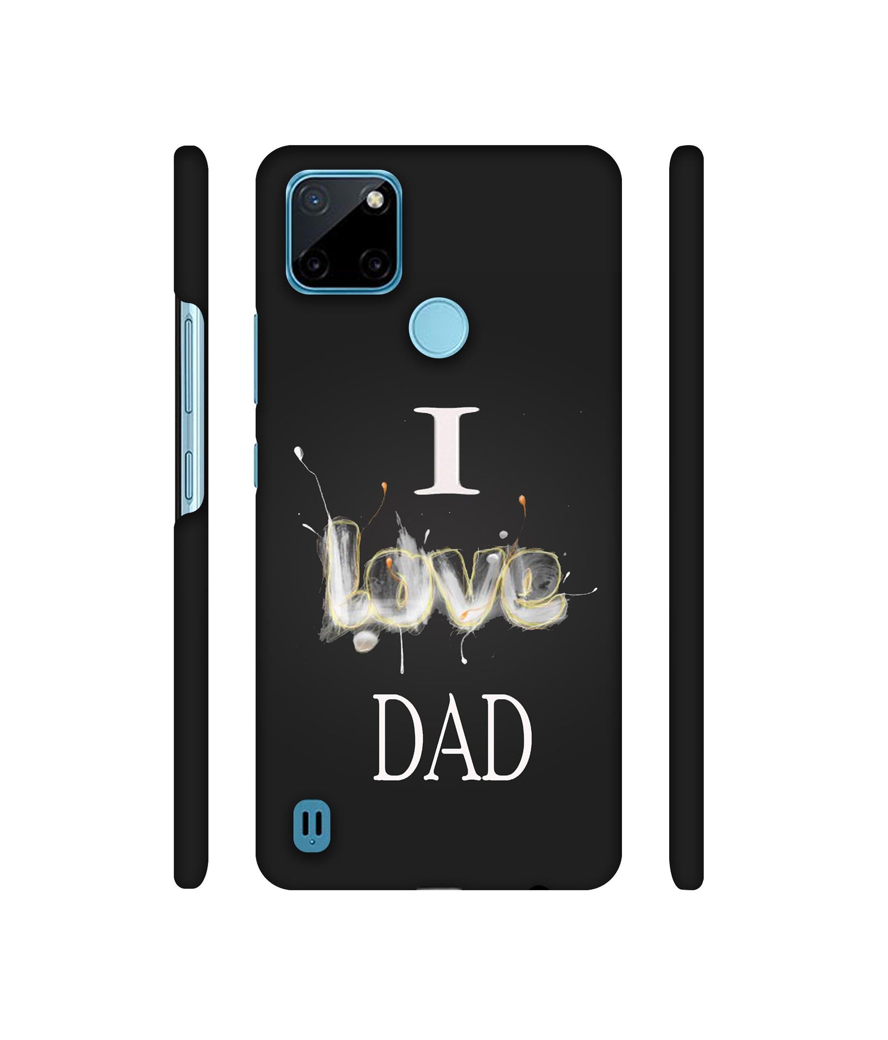 Happy Quote Designer Hard Back Cover for Realme C21Y