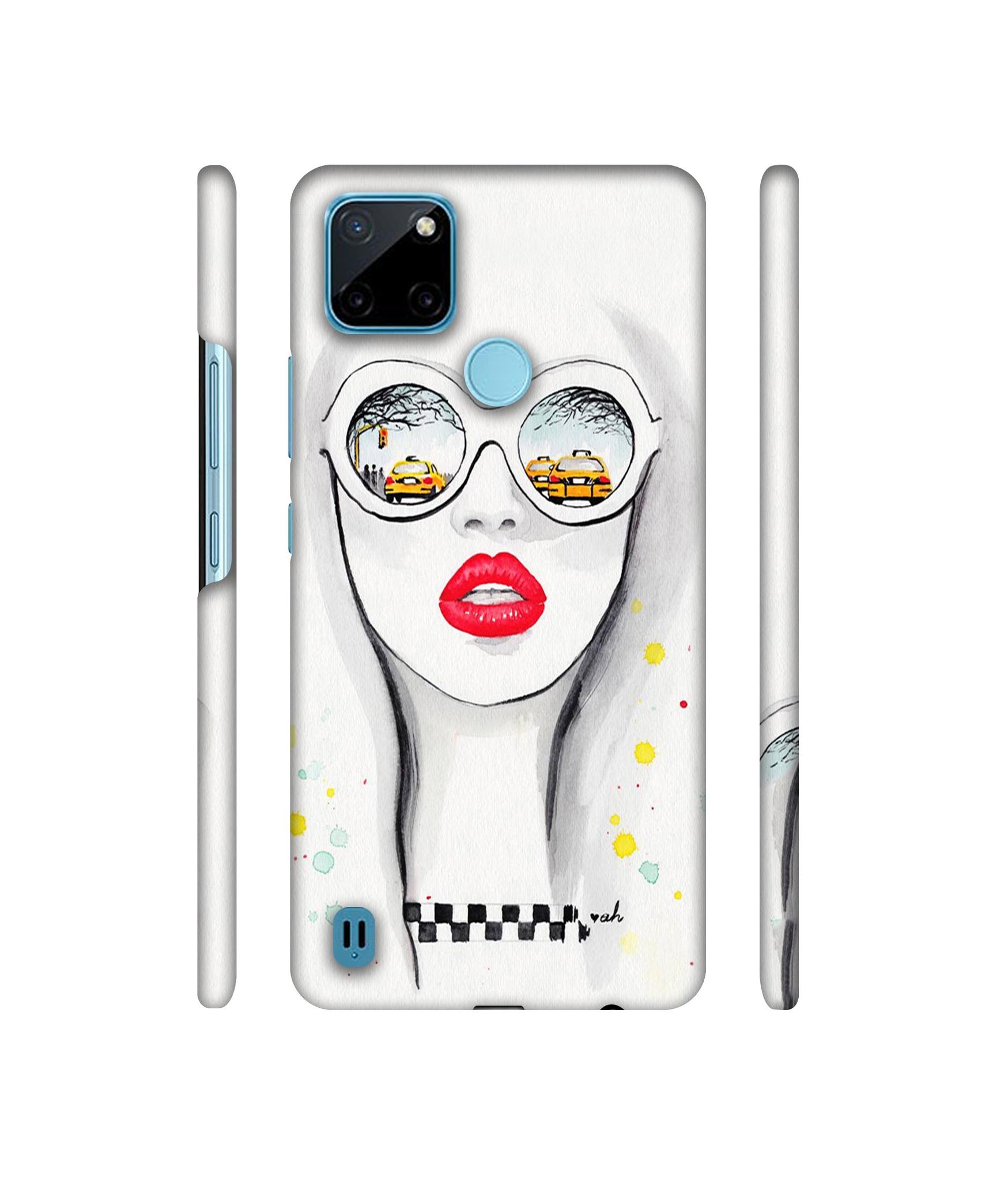 Girl Designer Hard Back Cover for Realme C21Y