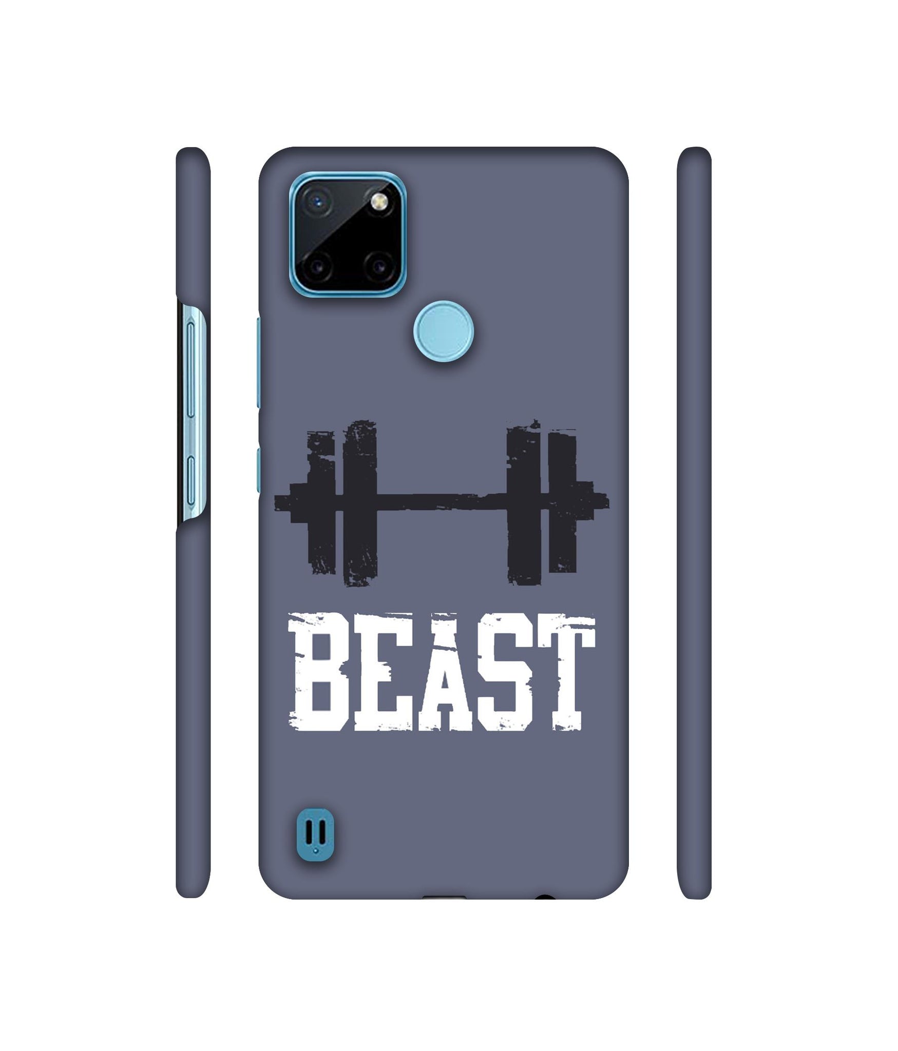 Beast Gym Designer Hard Back Cover for Realme C21Y