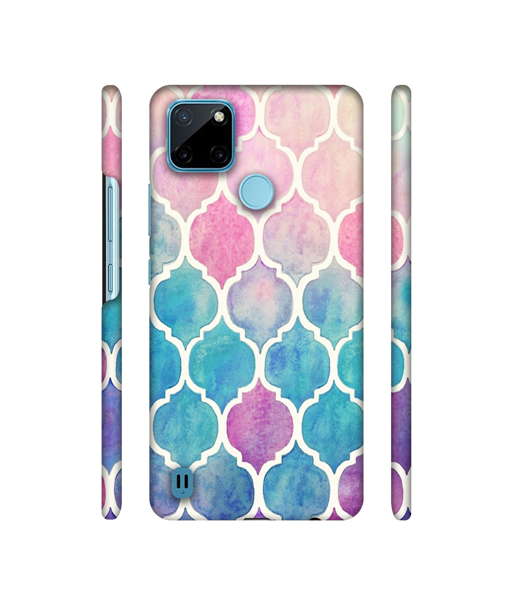 Patterns Art Designer Hard Back Cover for Realme C21Y