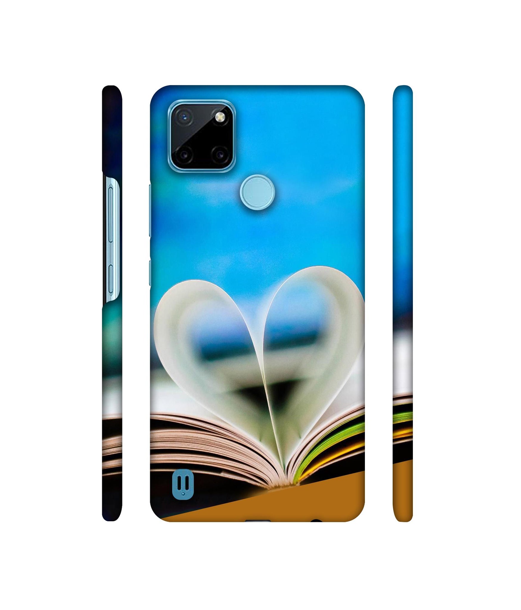 Love Book Designer Hard Back Cover for Realme C21Y