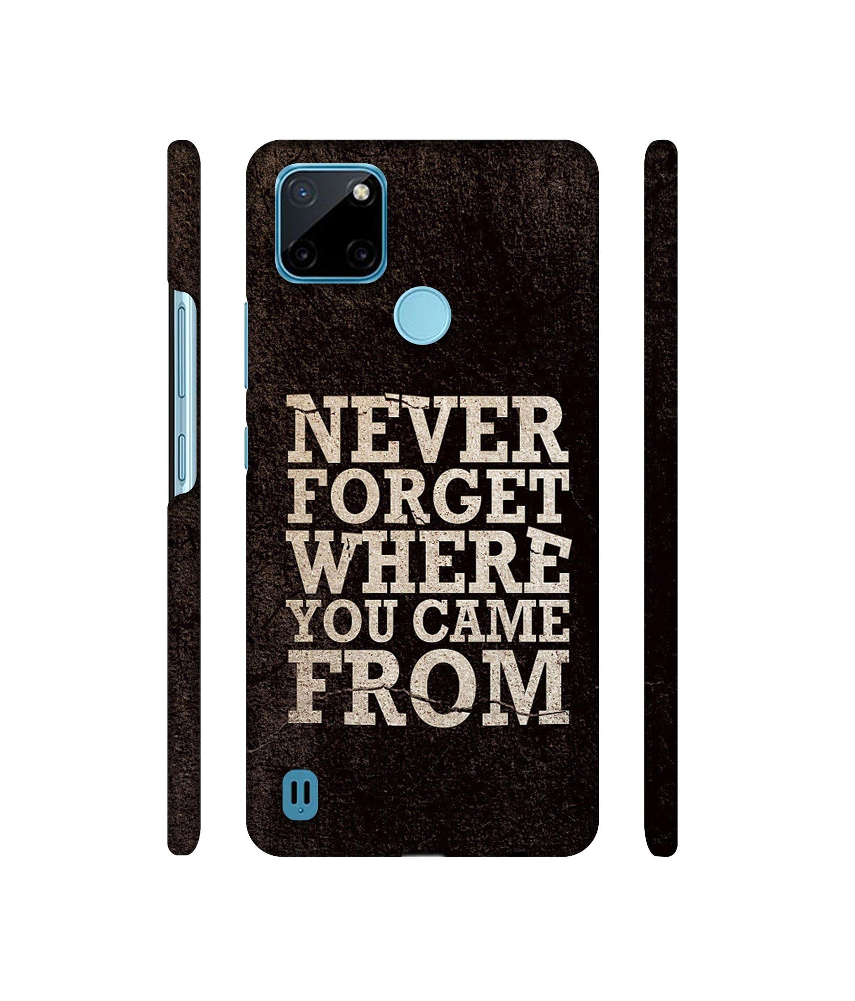 Thought Designer Hard Back Cover for Realme C21Y