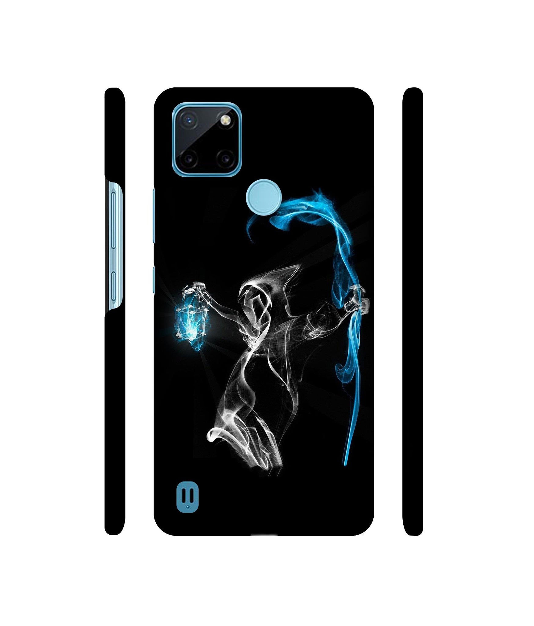 3D Skull Designer Hard Back Cover for Realme C21Y