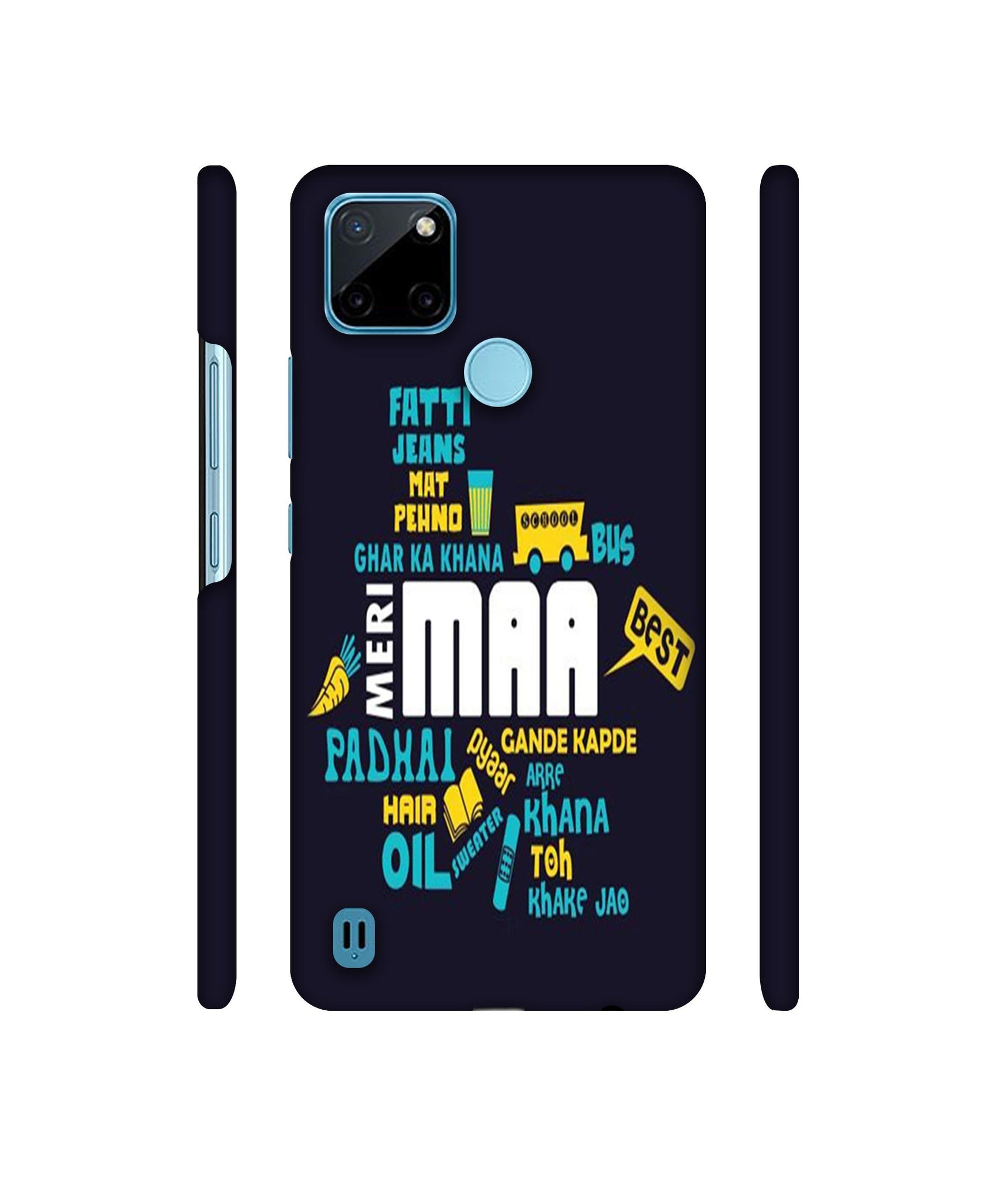 Maa Designer Hard Back Cover for Realme C21Y