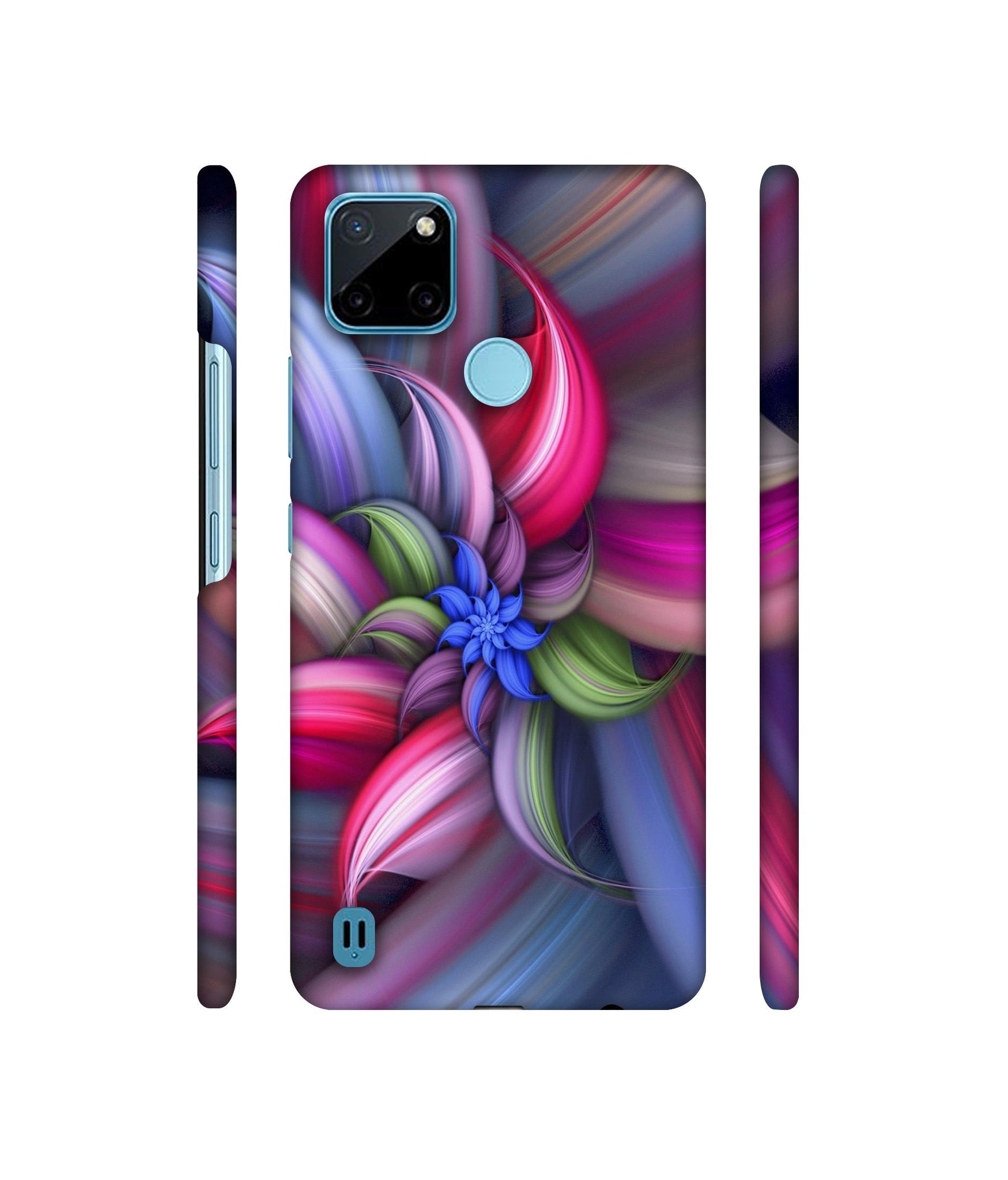 Colorful Flower Designer Hard Back Cover for Realme C21Y