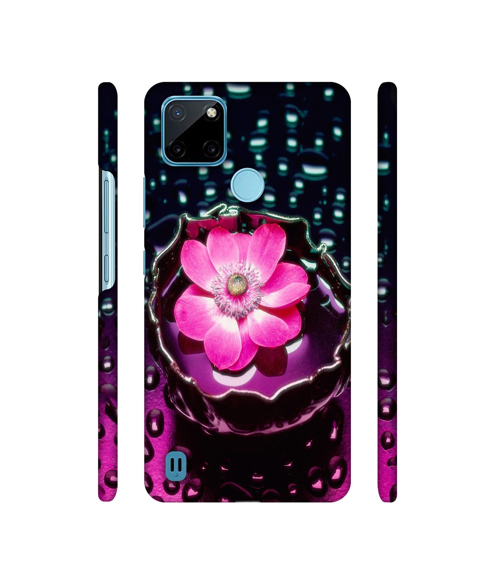 Flower in Water Designer Hard Back Cover for Realme C21Y