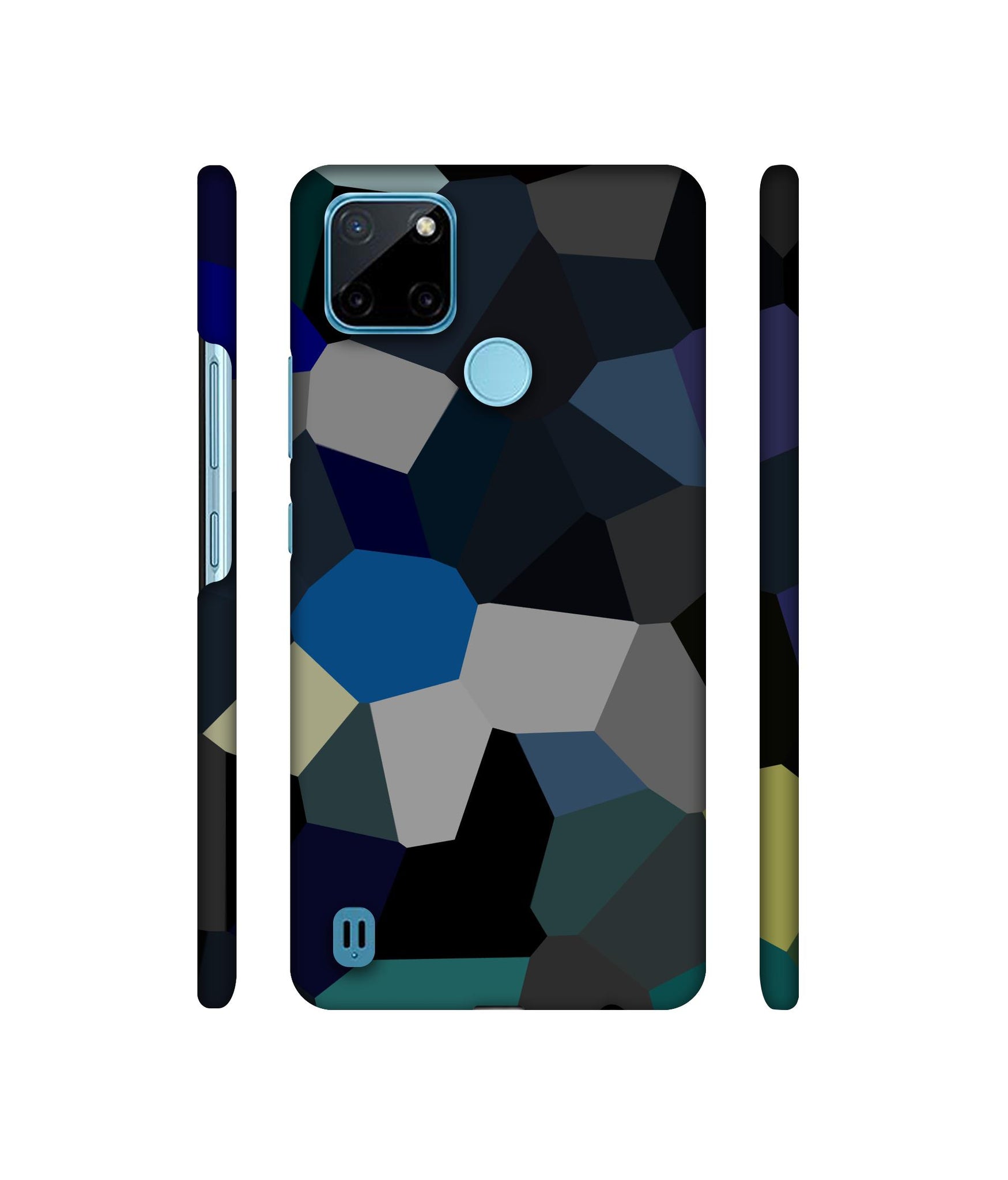 Mathematical Shape Designer Hard Back Cover for Realme C21Y