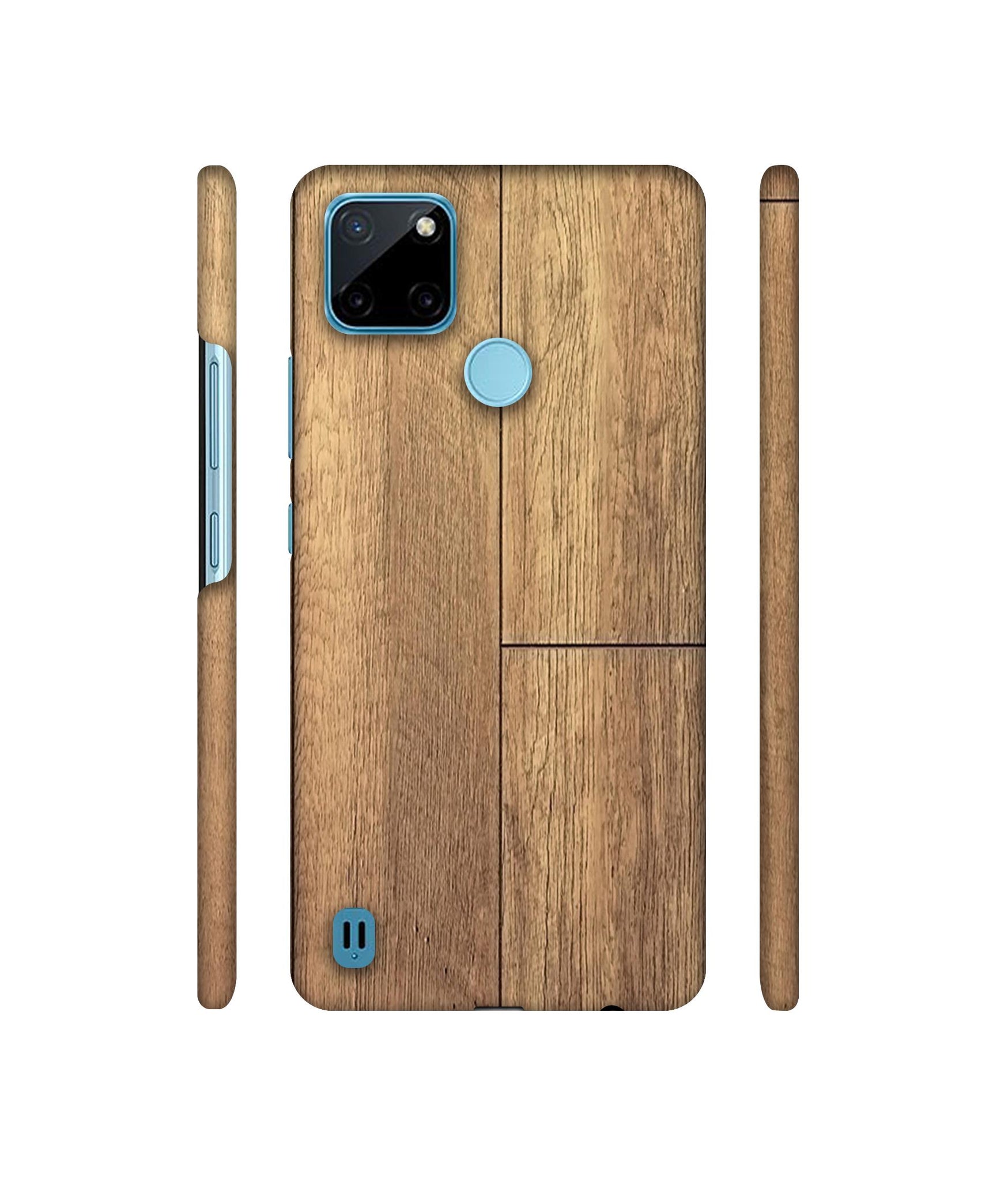 Wood Stretcher Designer Hard Back Cover for Realme C21Y