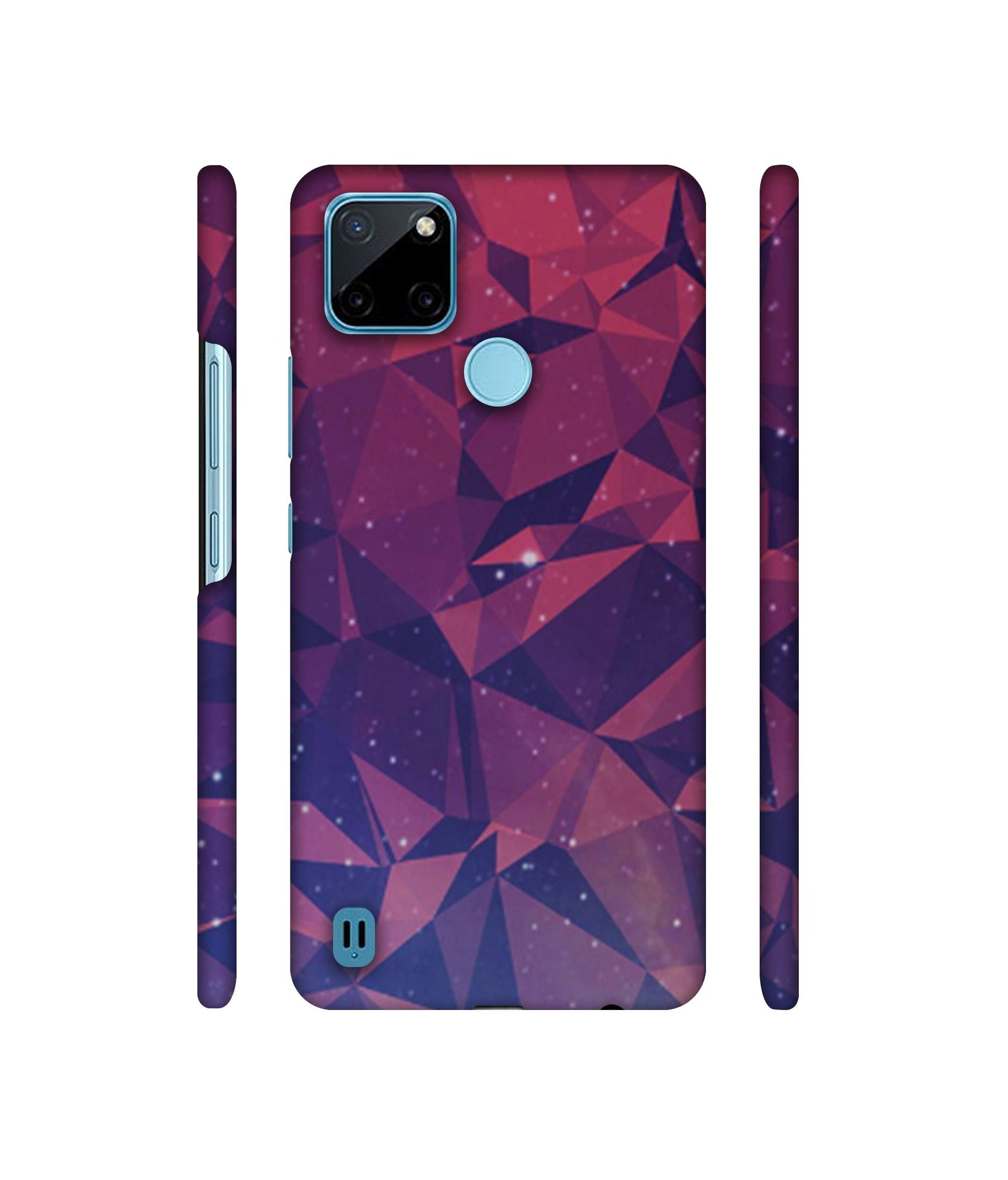 Bad Color Shape Designer Hard Back Cover for Realme C21Y