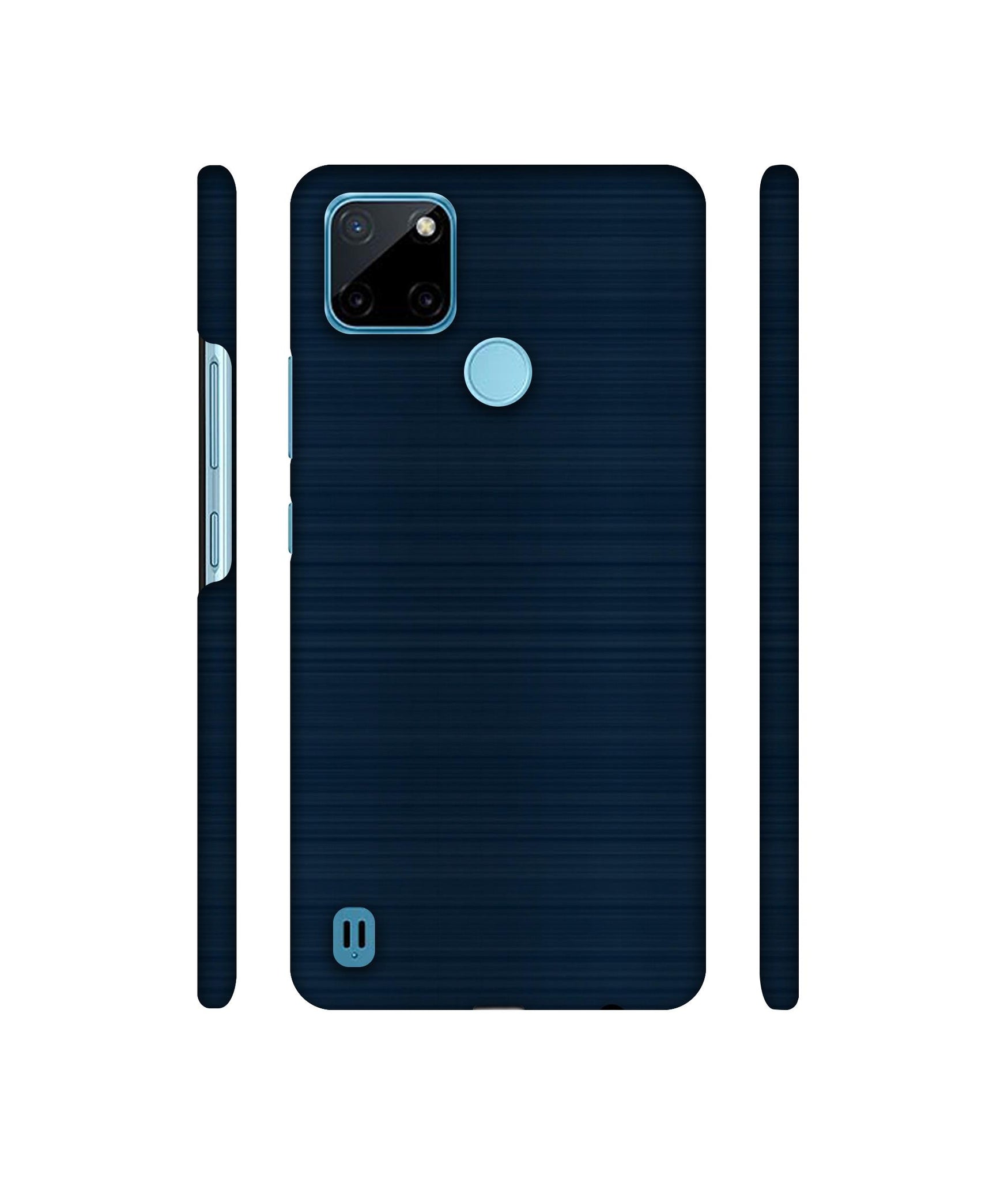 Blue Line Designer Hard Back Cover for Realme C21Y