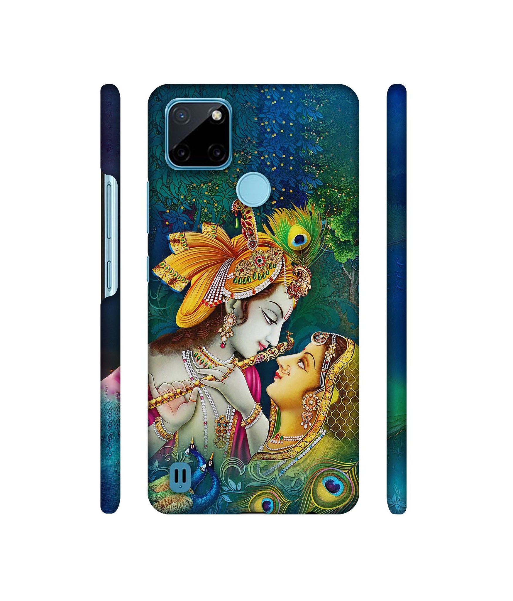 Radha Kishan Love Designer Hard Back Cover for Realme C21Y