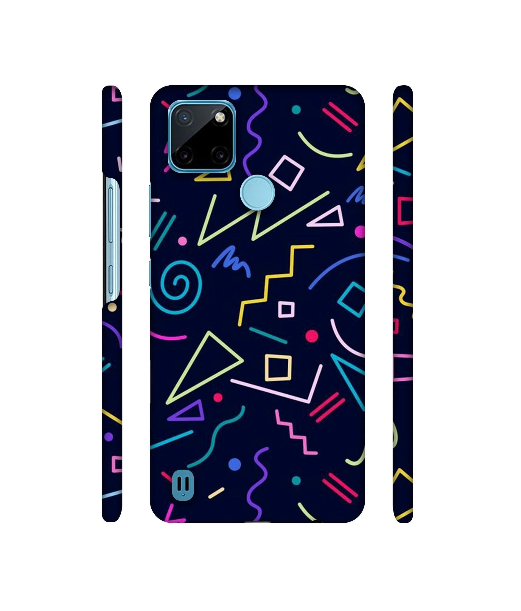 Sings Illustrator Designer Hard Back Cover for Realme C21Y