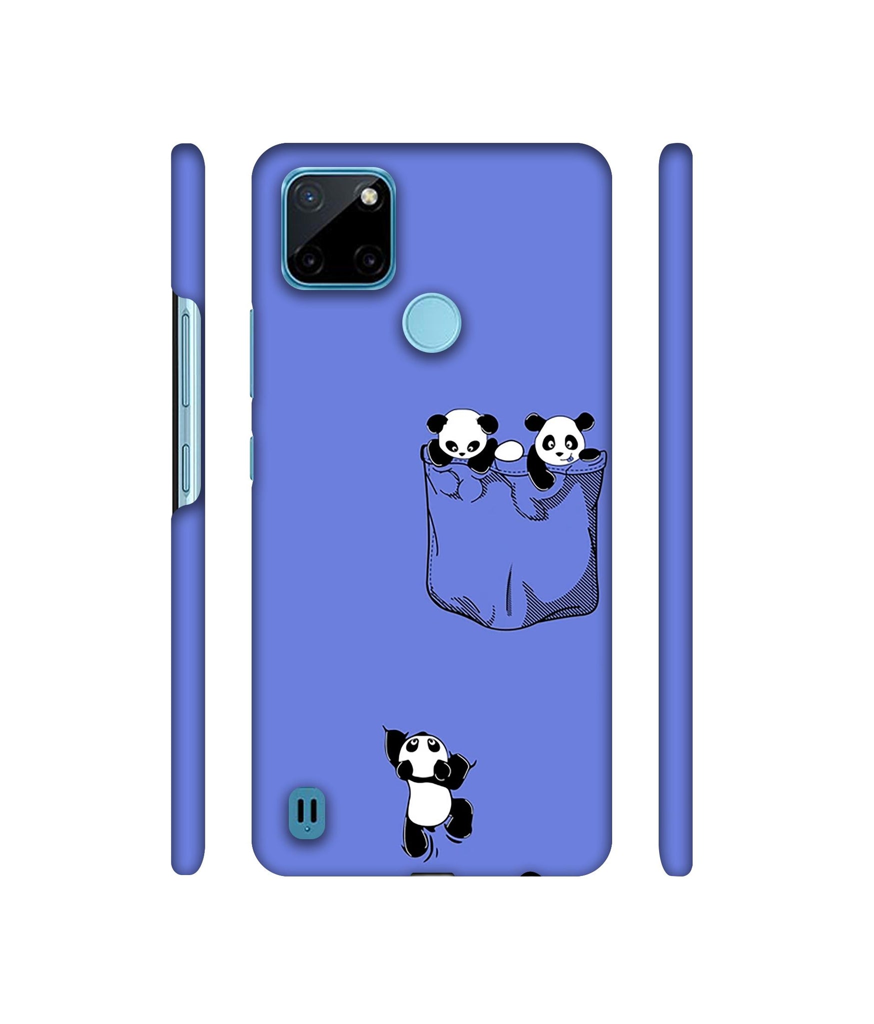 Poket Panda Designer Hard Back Cover for Realme C21Y