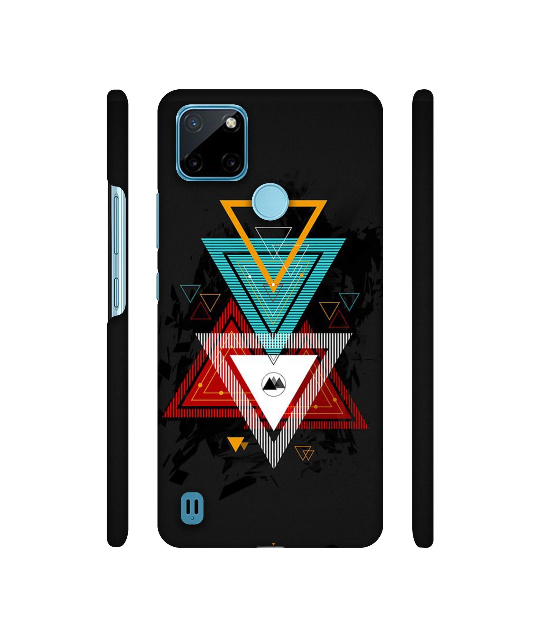 Illustrator Triangle Designer Hard Back Cover for Realme C21Y