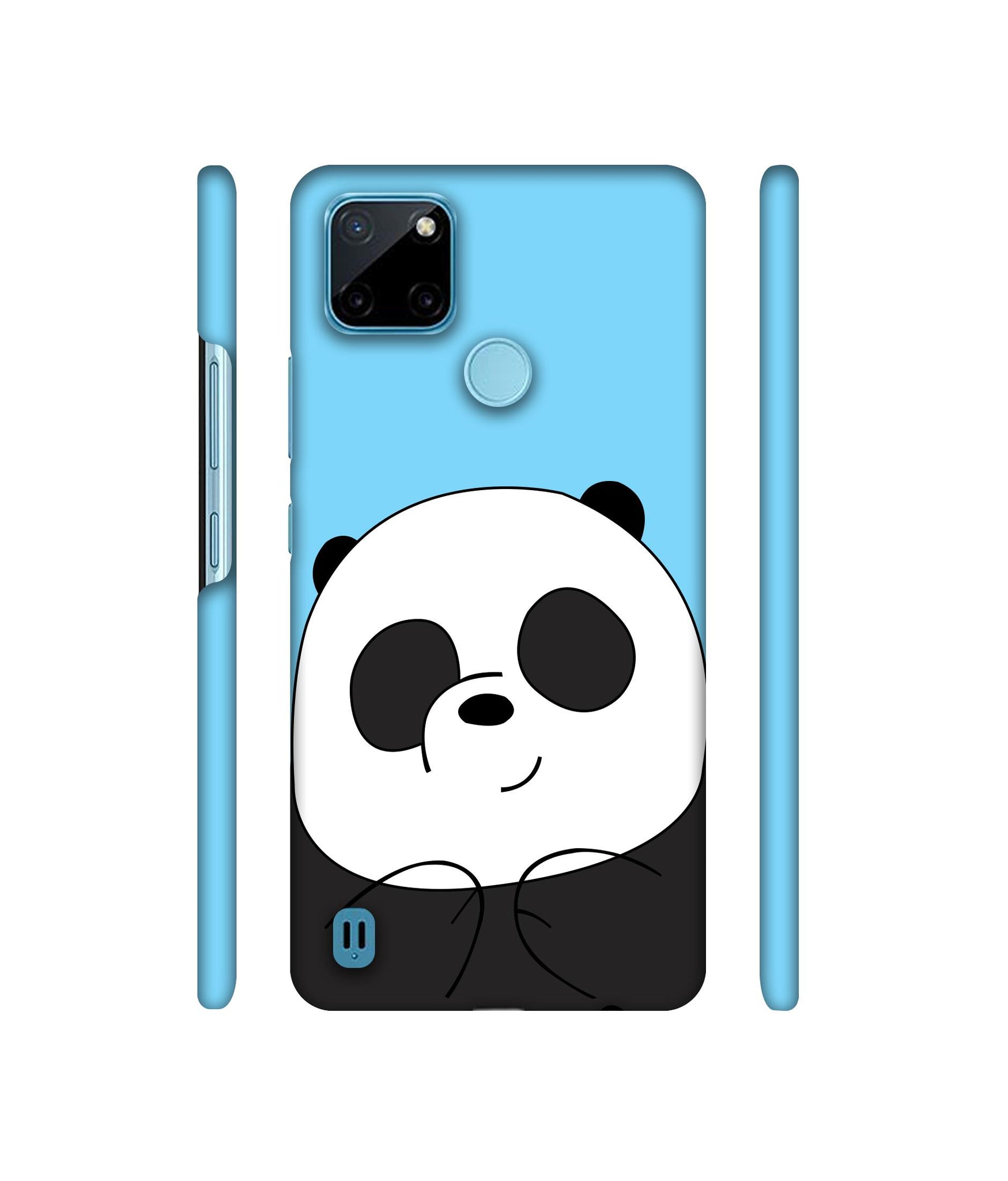 Cute Panda Designer Hard Back Cover for Realme C21Y