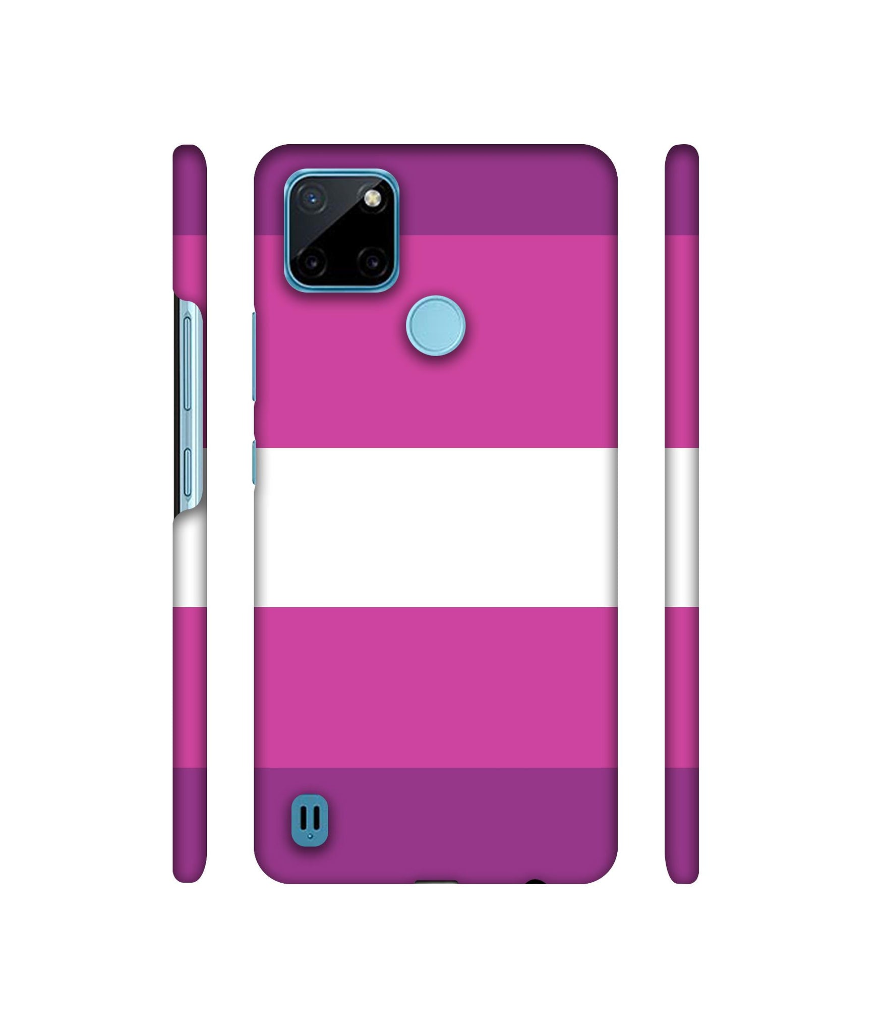 Purple Shade Straps Designer Hard Back Cover for Realme C21Y