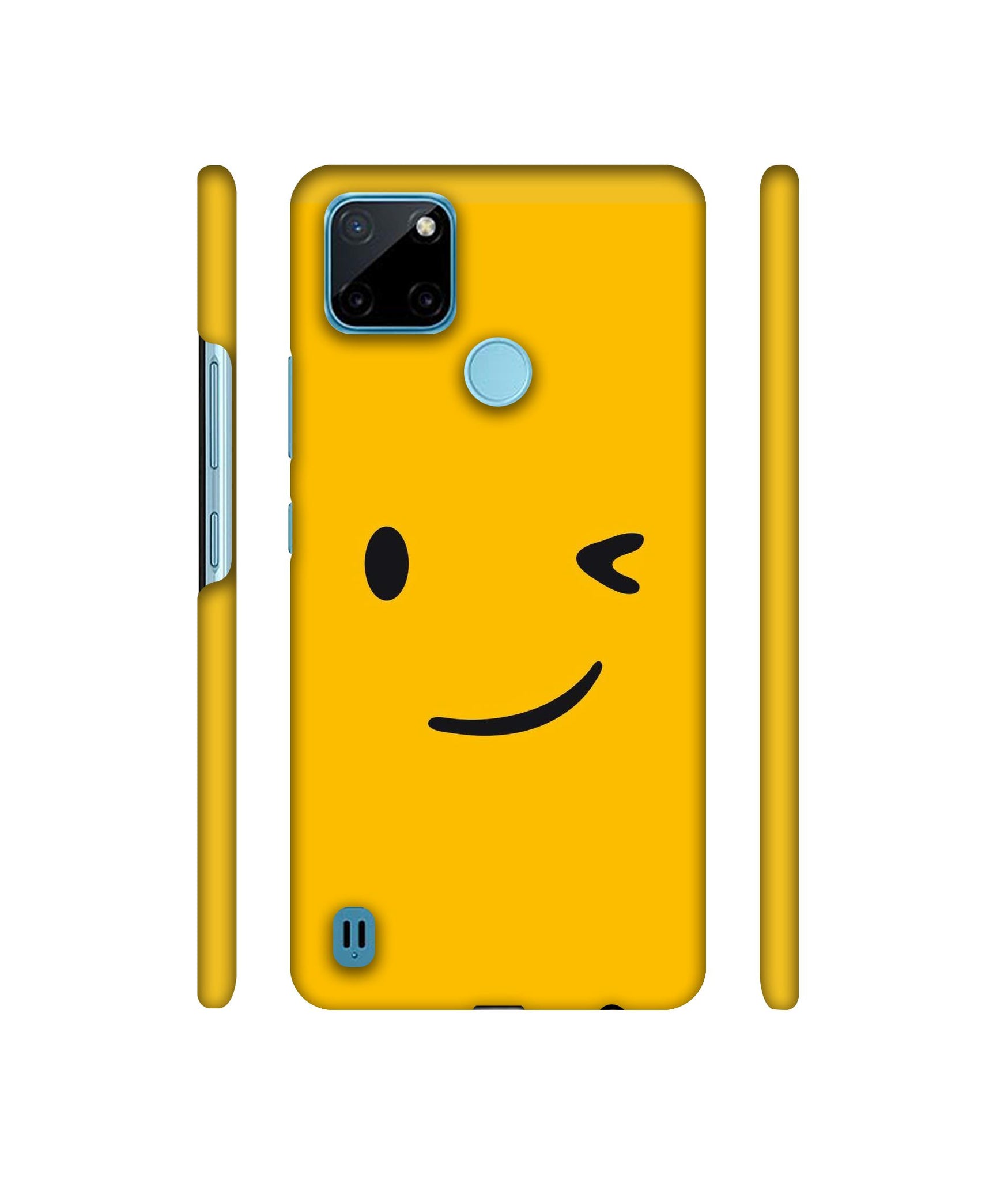 One Eye Blink Face Designer Hard Back Cover for Realme C21Y