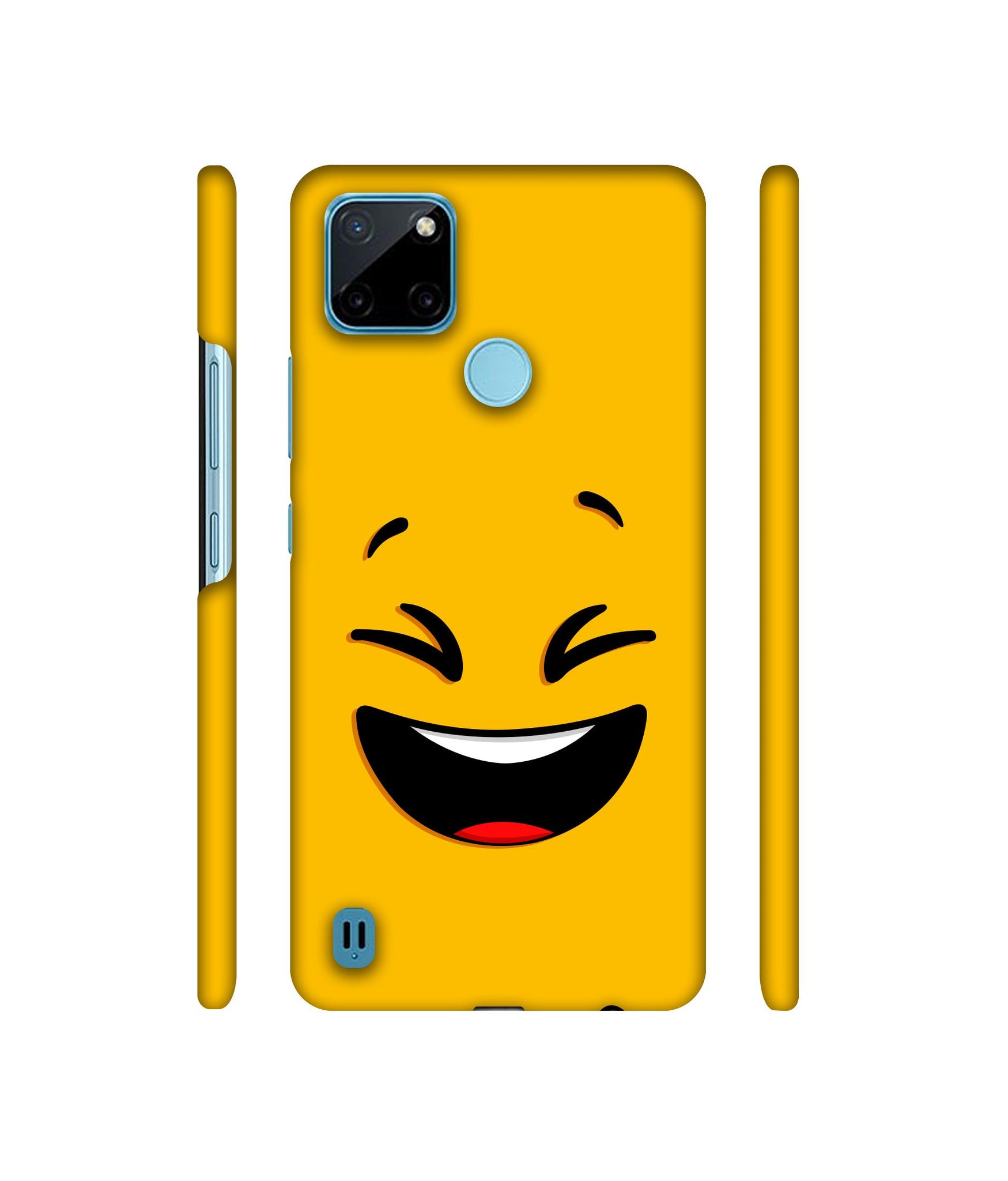 Smile Face Designer Hard Back Cover for Realme C21Y