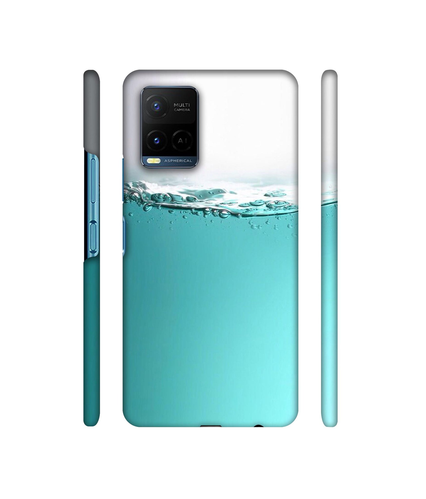 Half Fill Designer Hard Back Cover for Vivo Y21