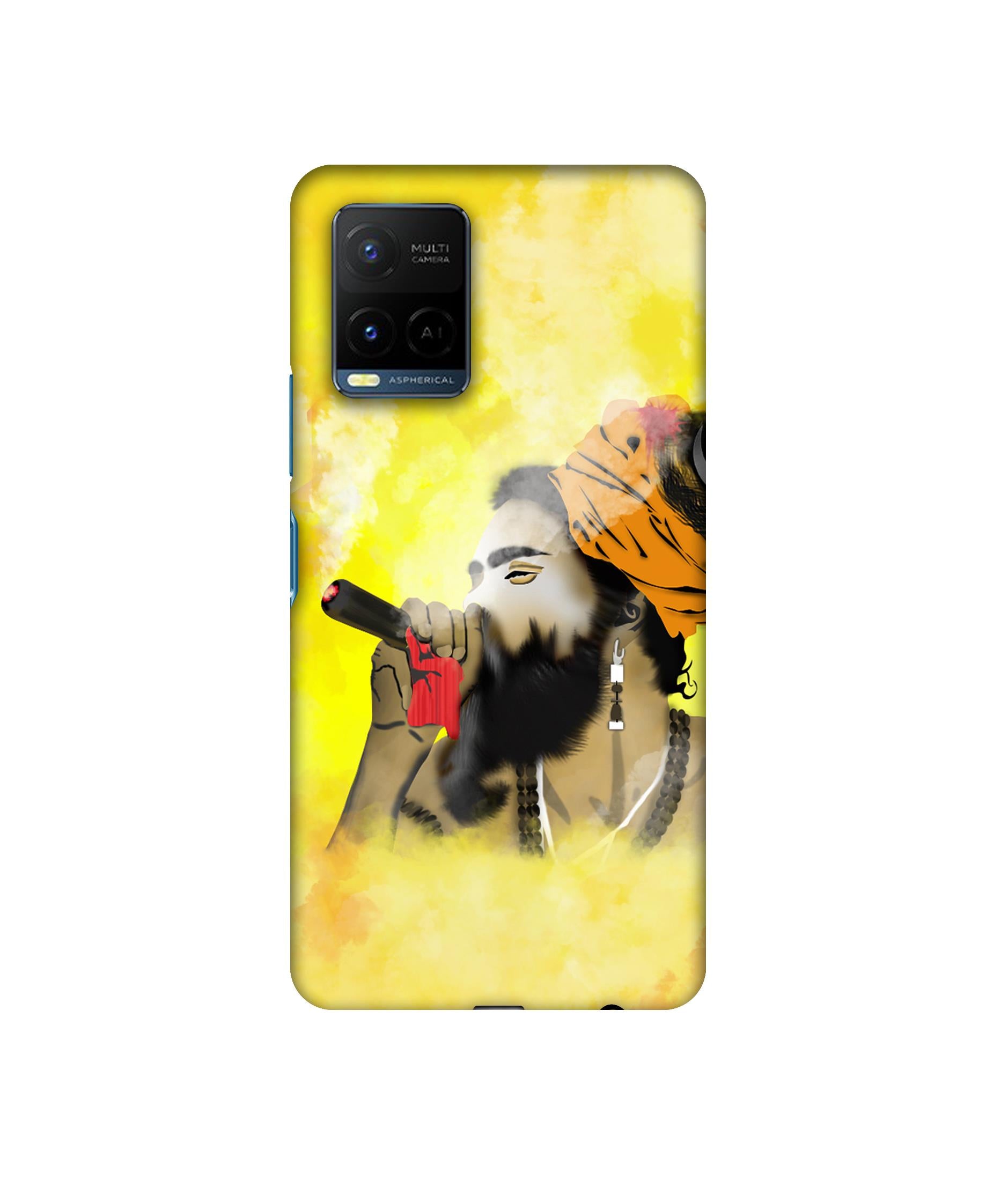 Aghori Bhole Designer Hard Back Cover for Vivo Y21