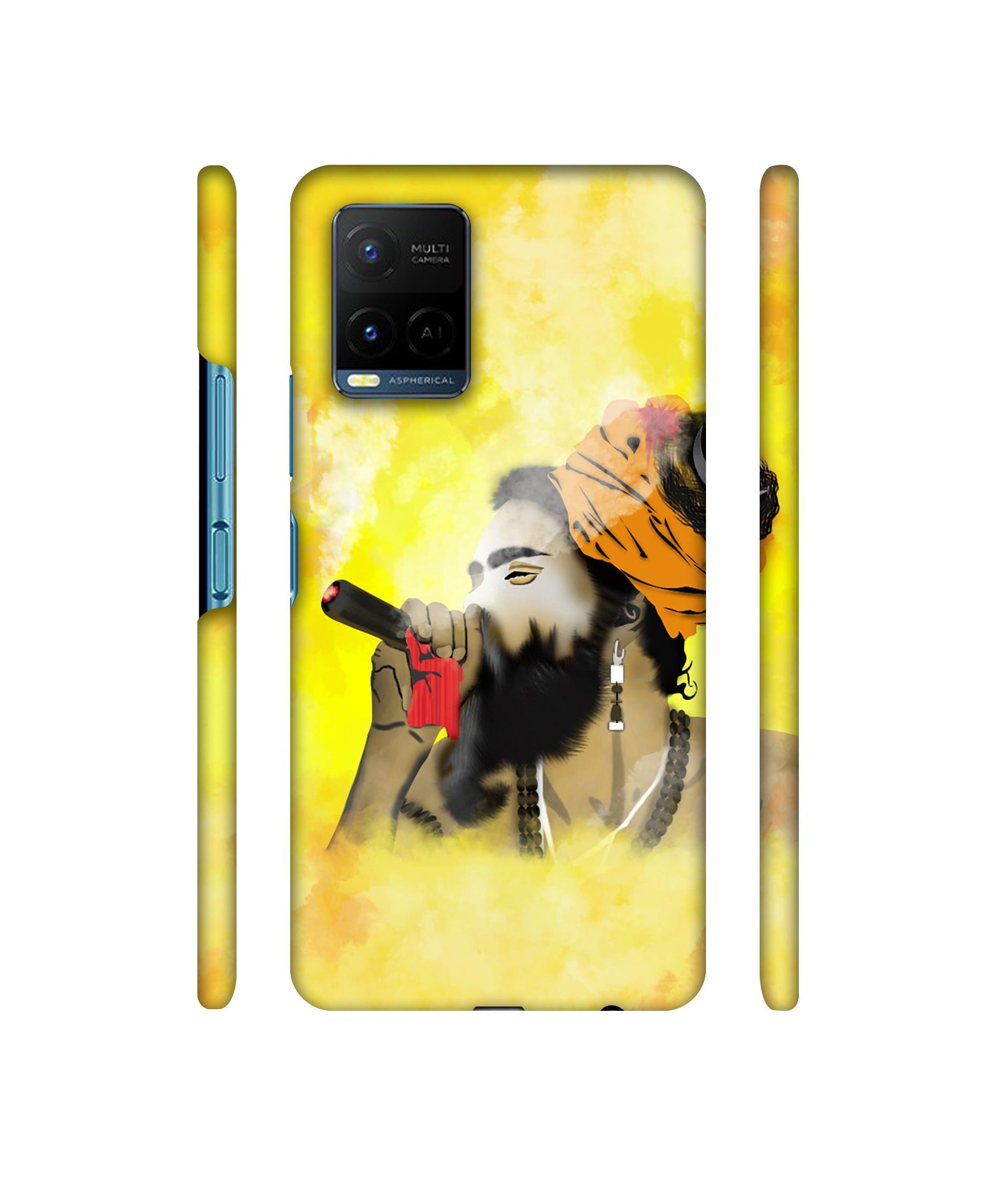 Aghori Bhole Designer Hard Back Cover for Vivo Y21