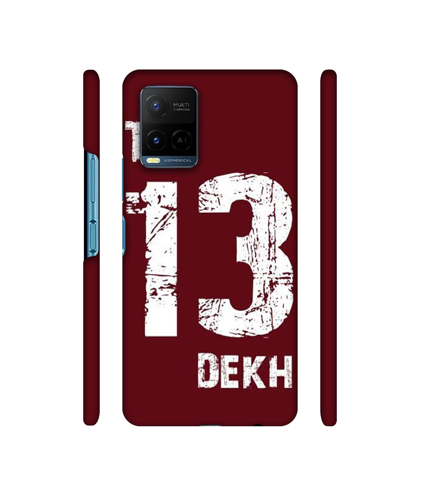 Tu 13 Dekh Designer Hard Back Cover for Vivo Y21