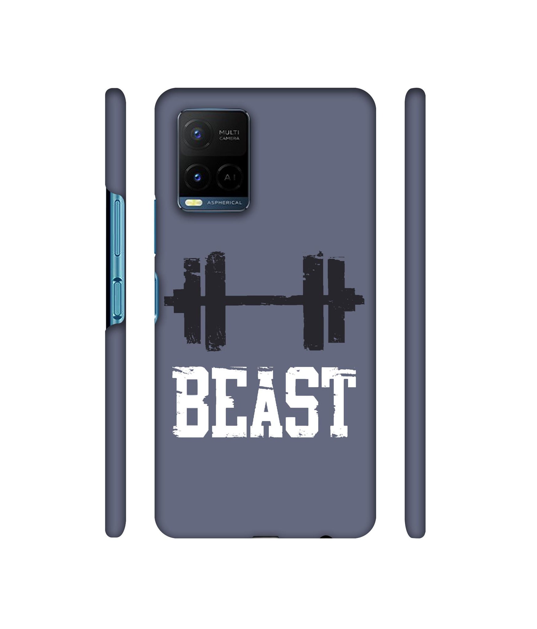 Beast Gym Designer Hard Back Cover for Vivo Y21