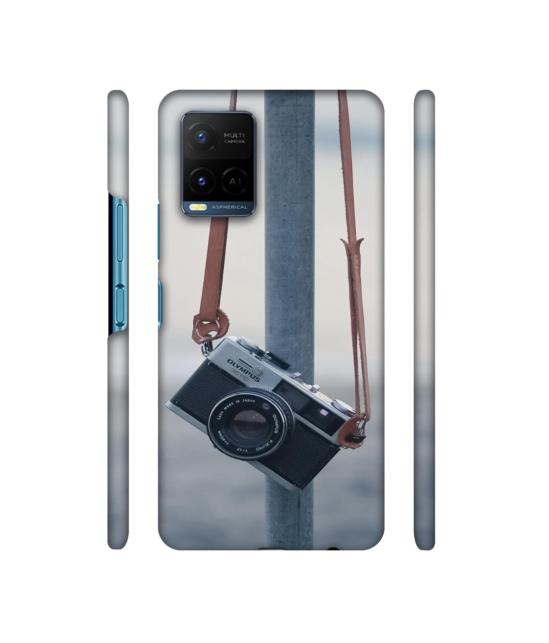 Camera Designer Hard Back Cover for Vivo Y21