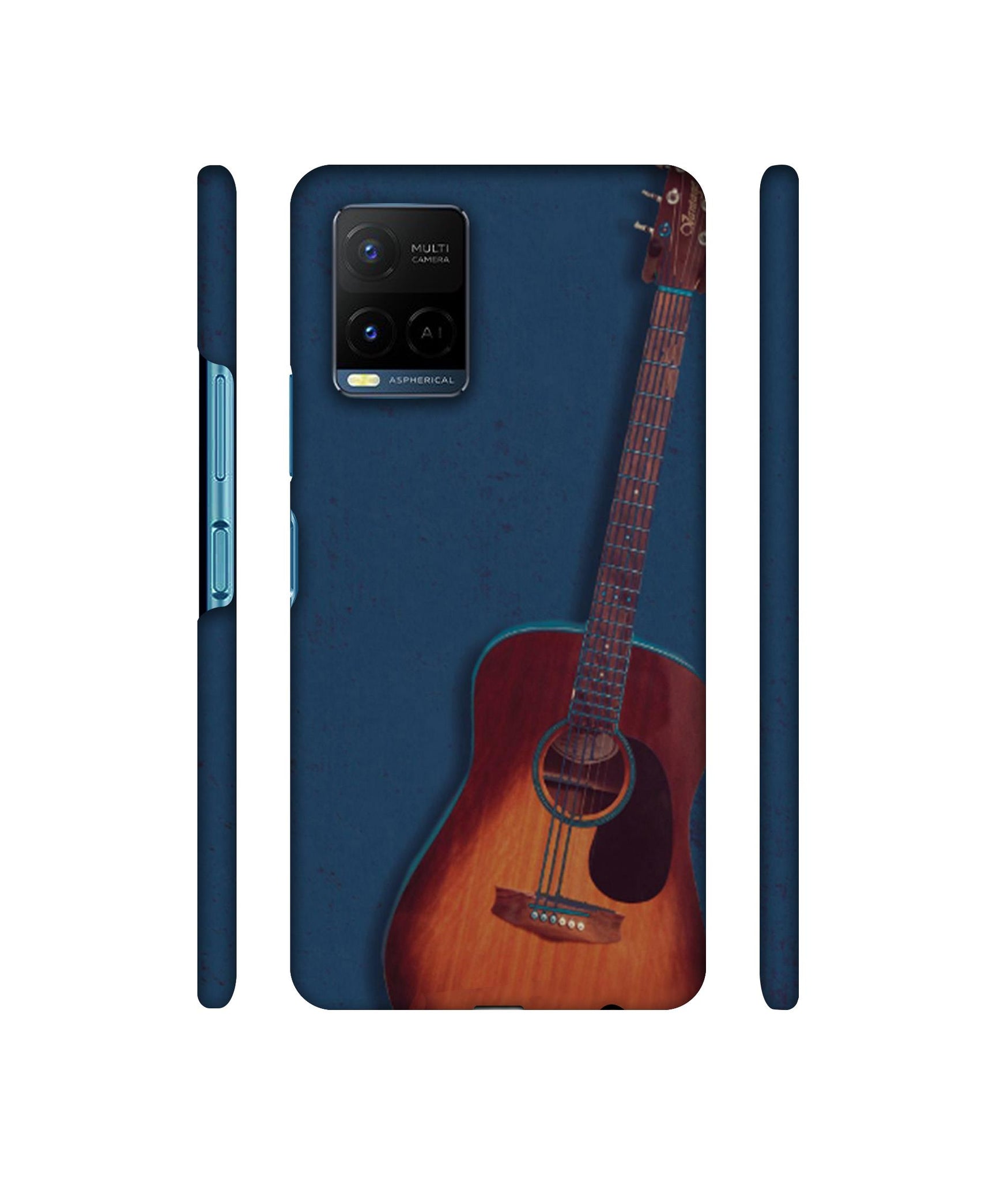 Guitar Designer Hard Back Cover for Vivo Y21