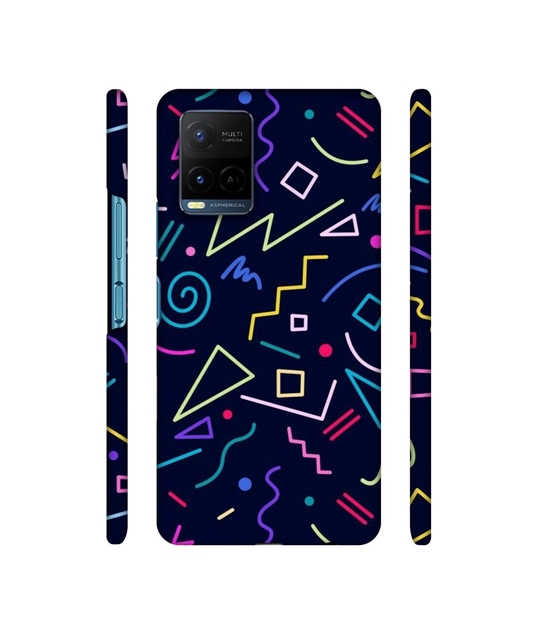 Sings Illustrator Designer Hard Back Cover for Vivo Y21