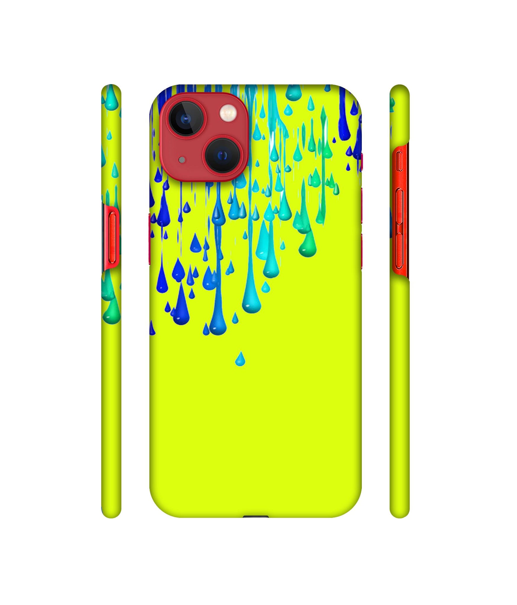 Neon Paint Designer Hard Back Cover for Apple iPhone 13