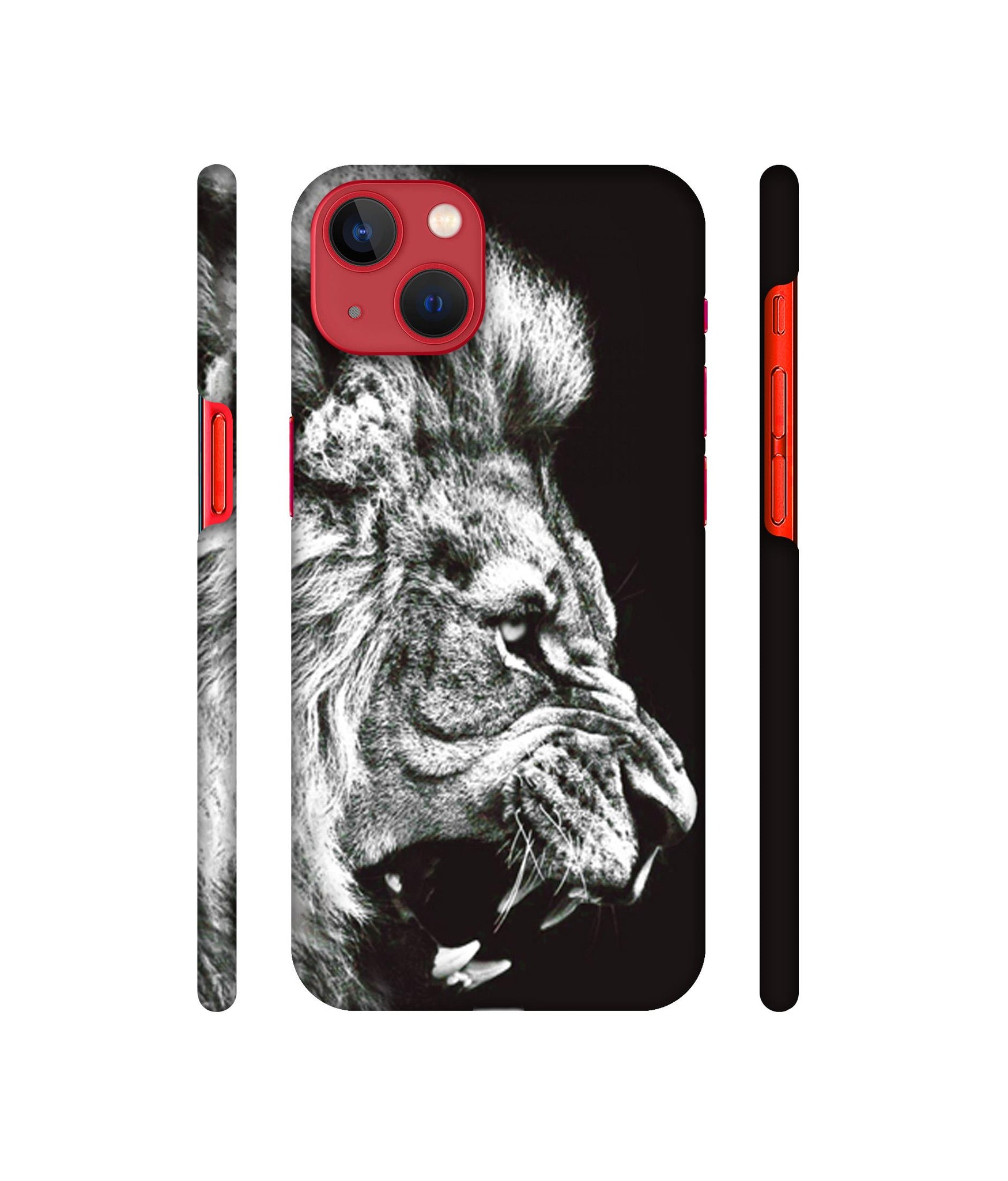 Angry Lion Designer Hard Back Cover for Apple iPhone 13