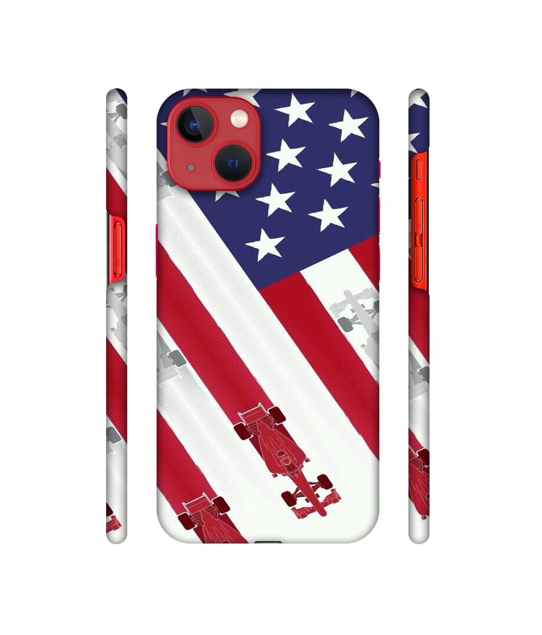 Ferrari On the Zoom Print Designer Hard Back Cover for Apple iPhone 13